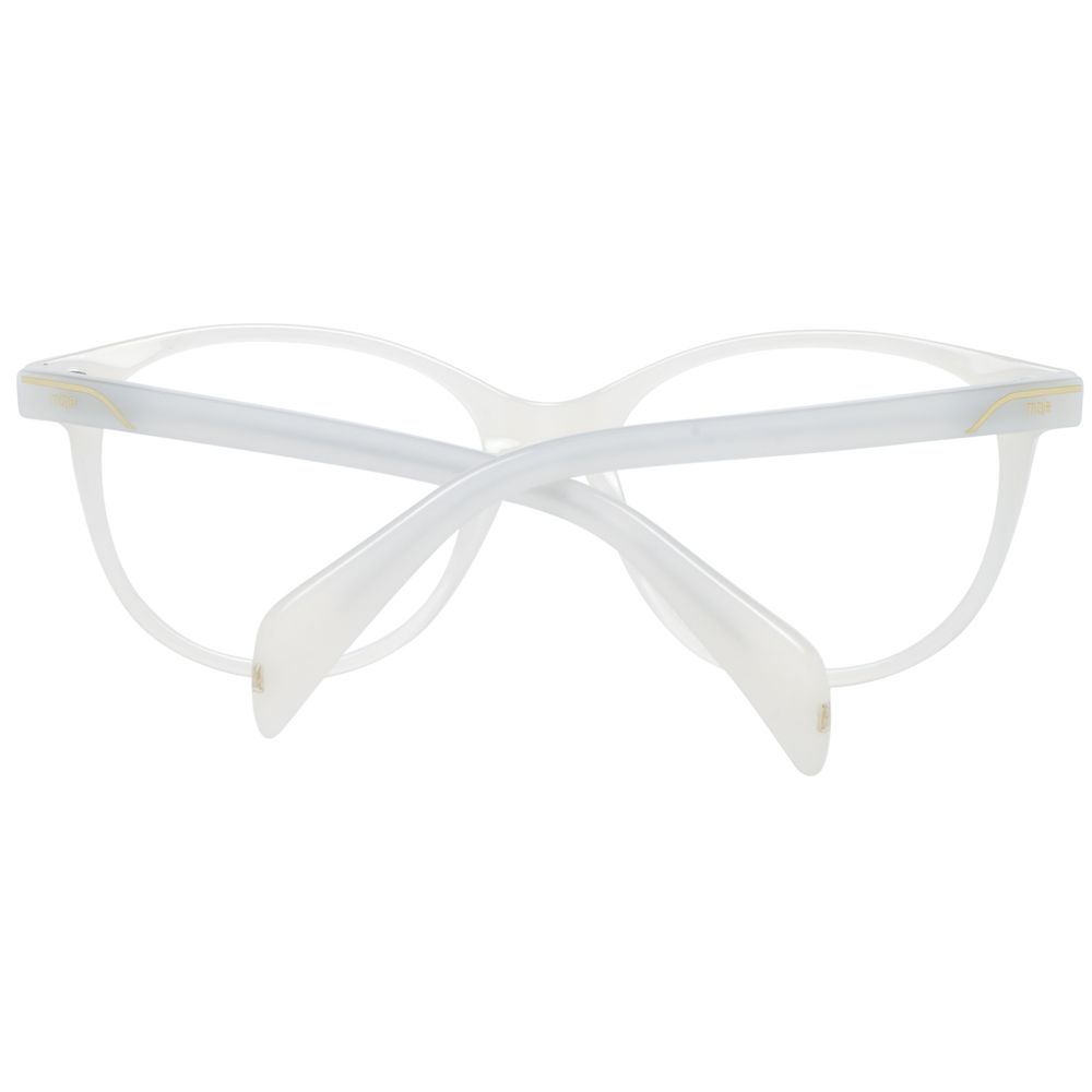 Cream Plastic Glasses (Frames) - ventzia