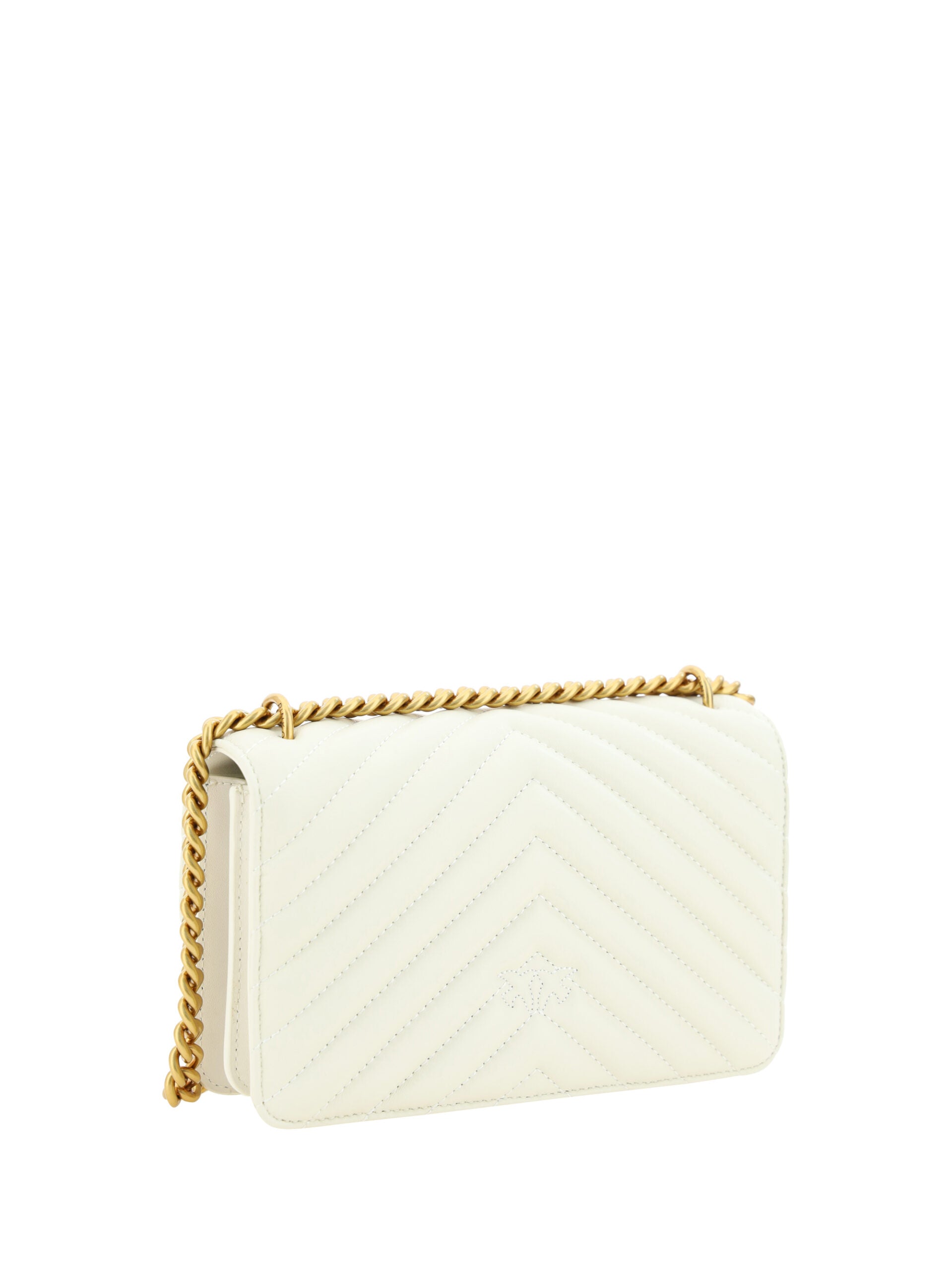 Elegant White Mini Love Shoulder Bag - ventzia