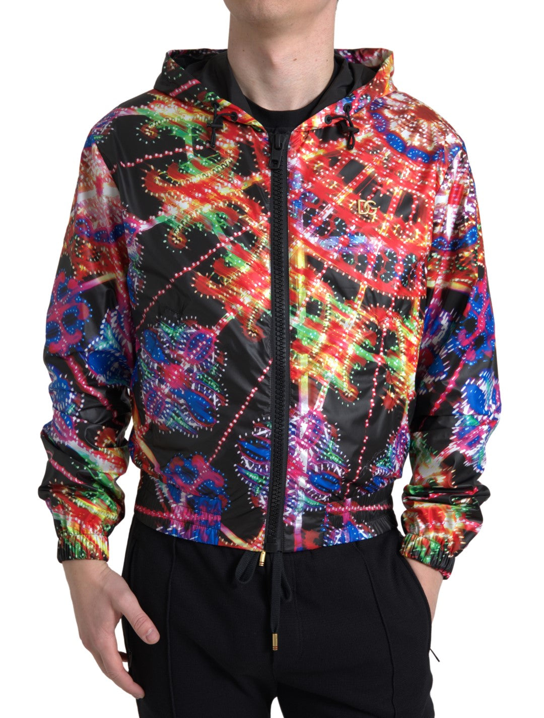 Multicolor Hooded Sweatshirt Sweater - ventzia