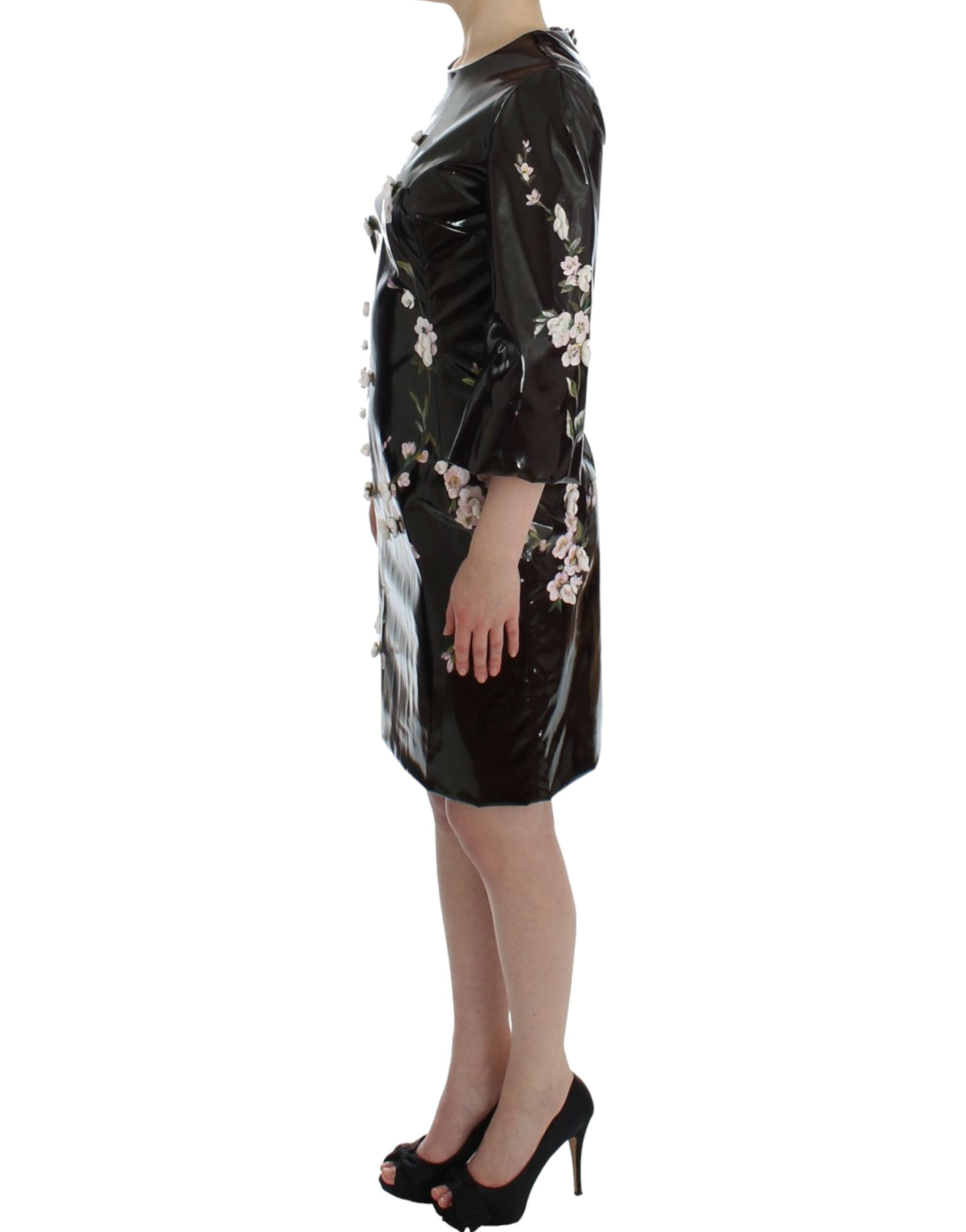 Elegant Floral Sheath Cocktail Dress - ventzia