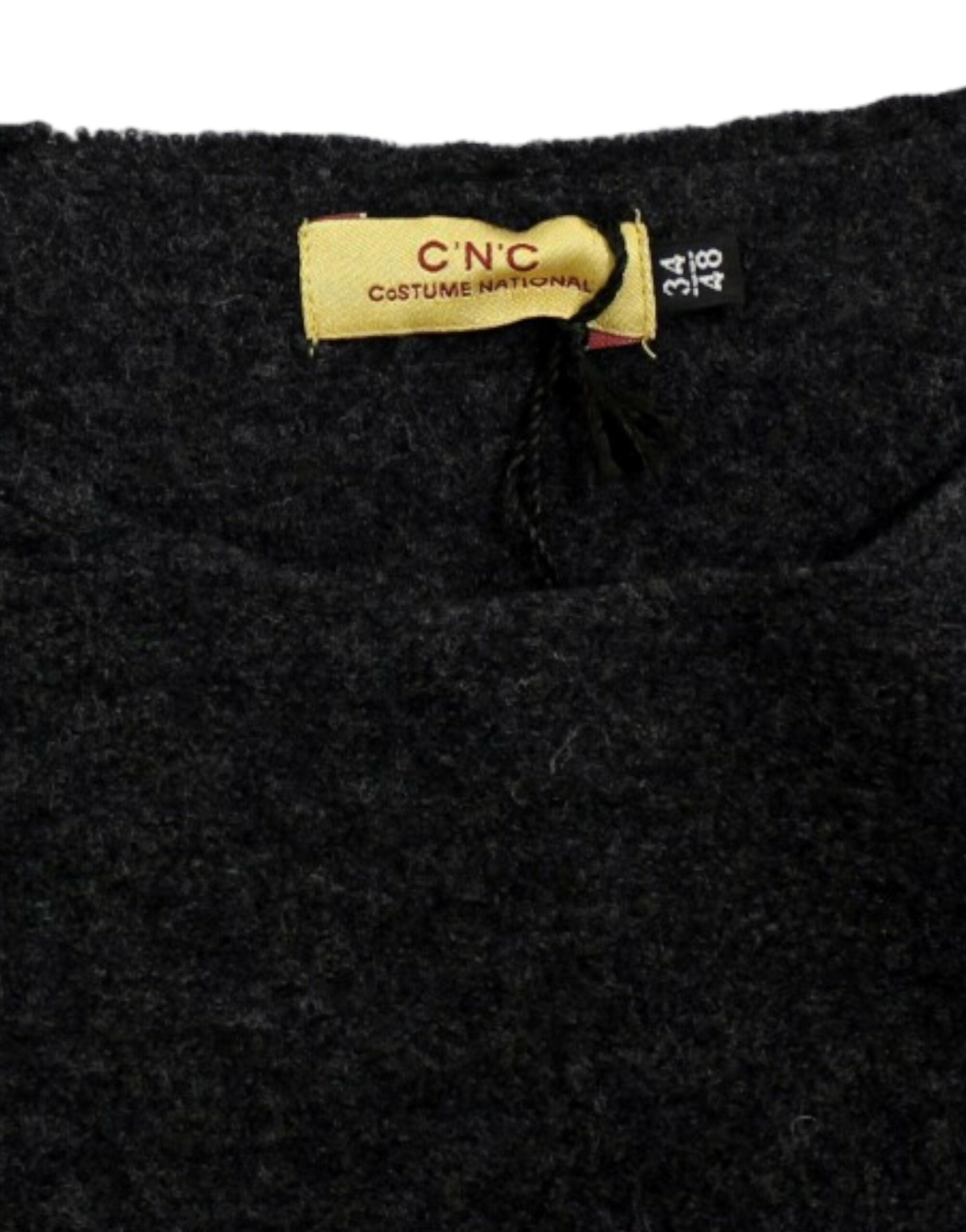 Chic Gray Wool Crewneck Sweater - ventzia