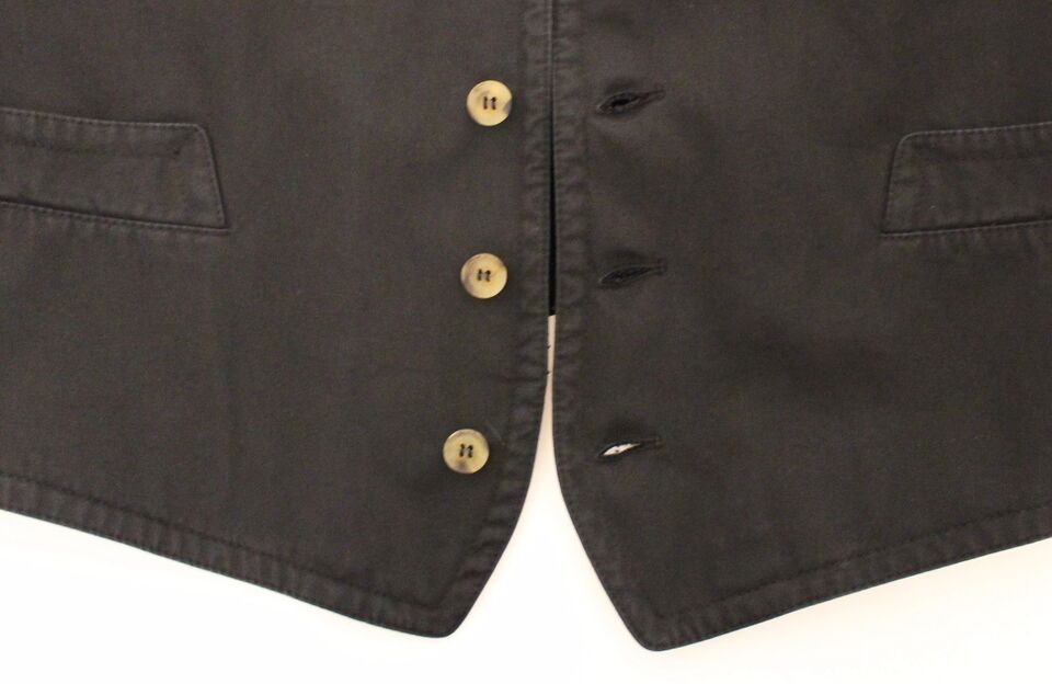 Elegant Black Dress Vest - ventzia