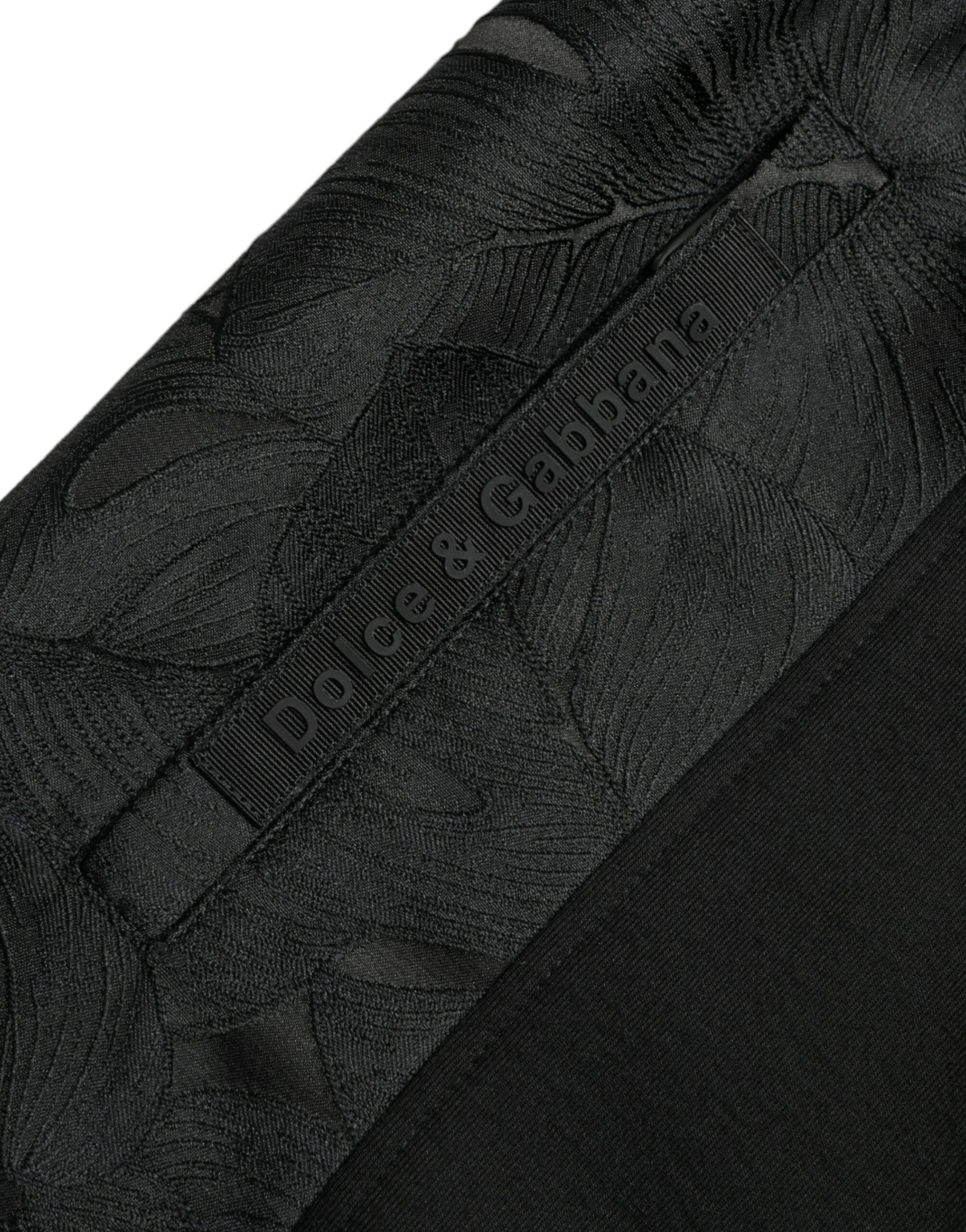 Black Cotton Slim Stretch Jogger Pants - ventzia