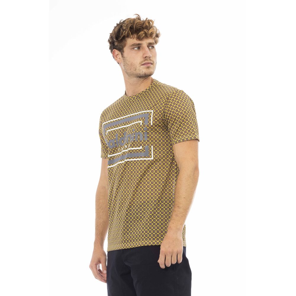 Gray Cotton Men T-Shirt - ventzia
