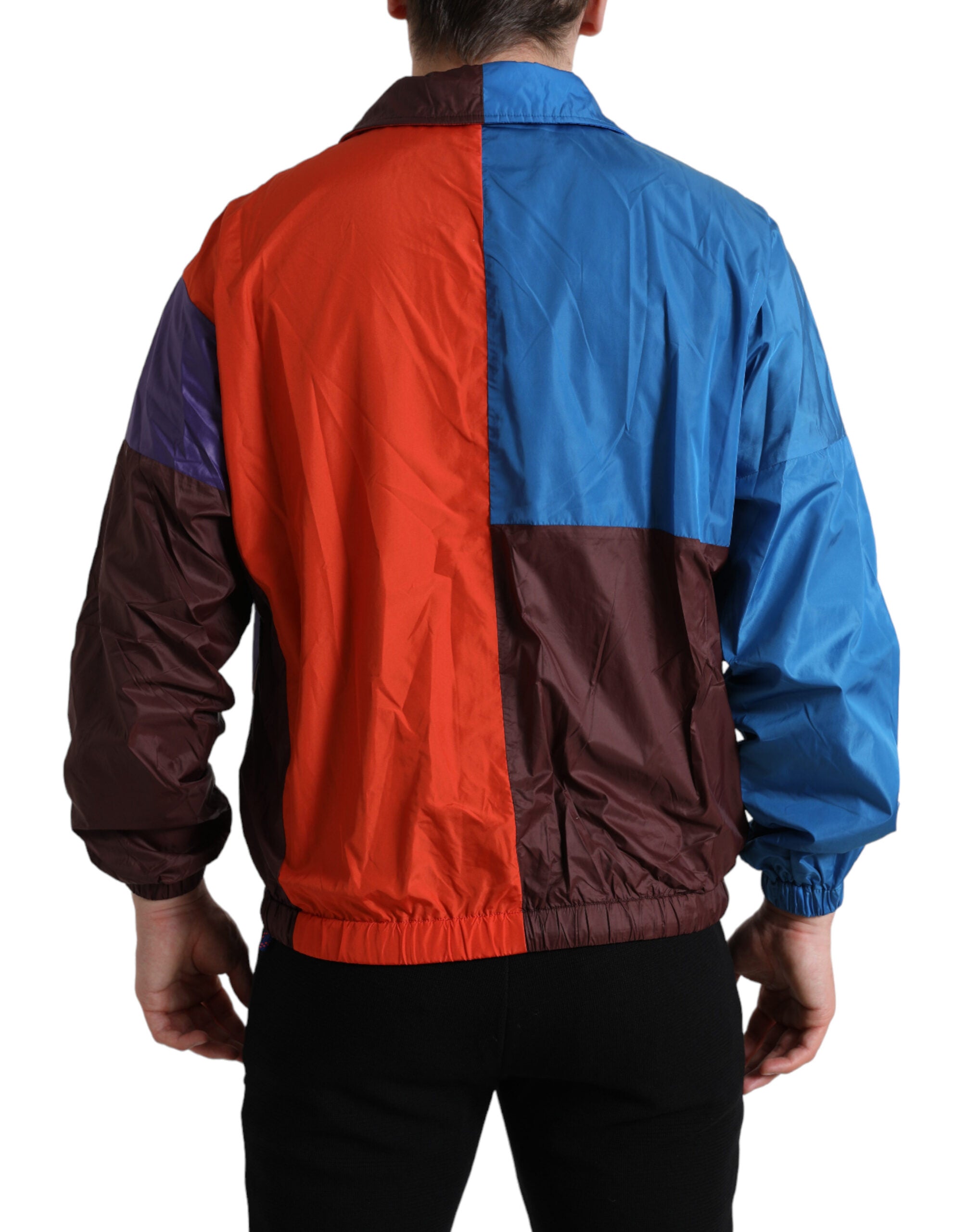 Multicolor Color Windbreaker Jacket - ventzia