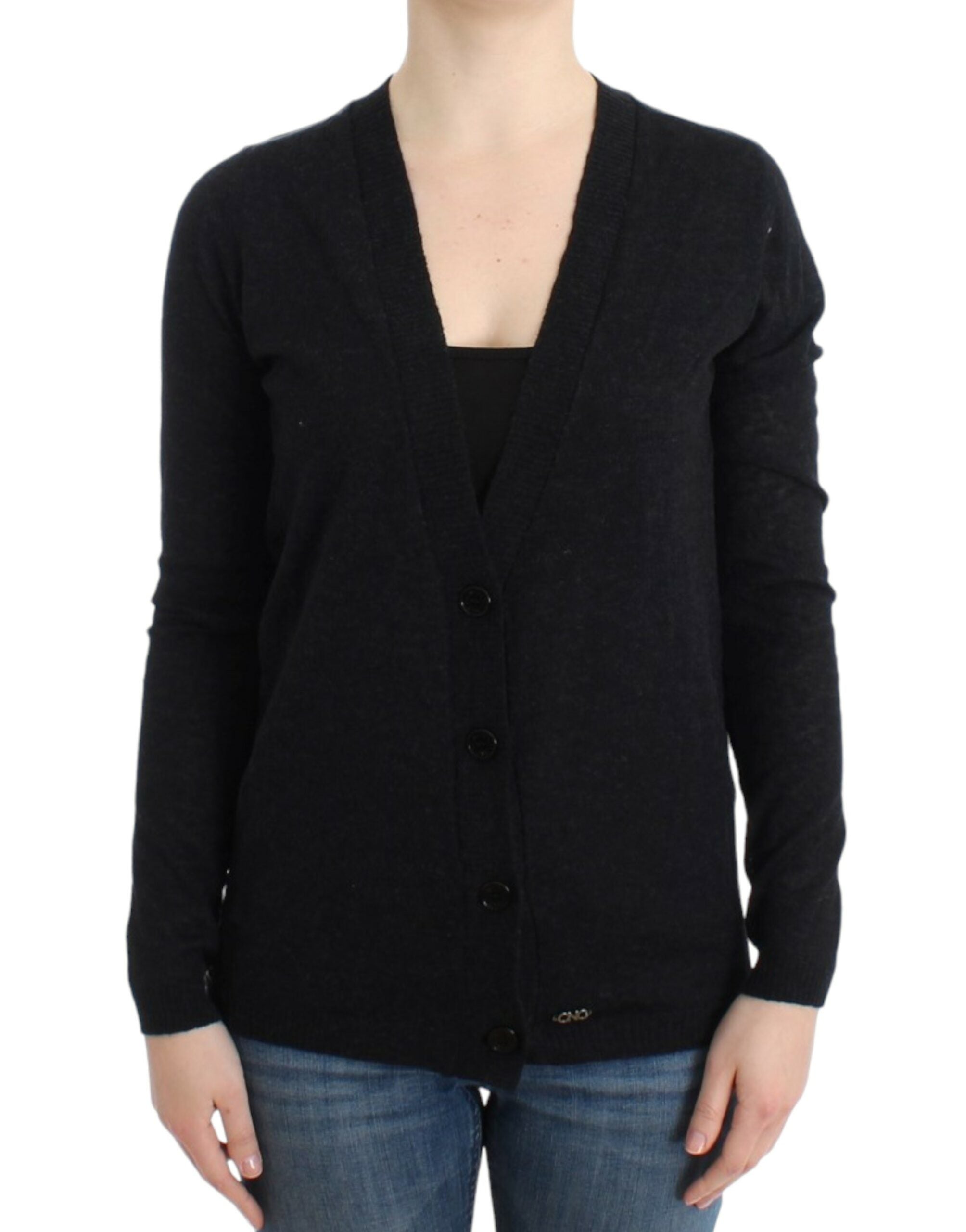 Elegant Deep V-neck Lightweight Cardigan - ventzia