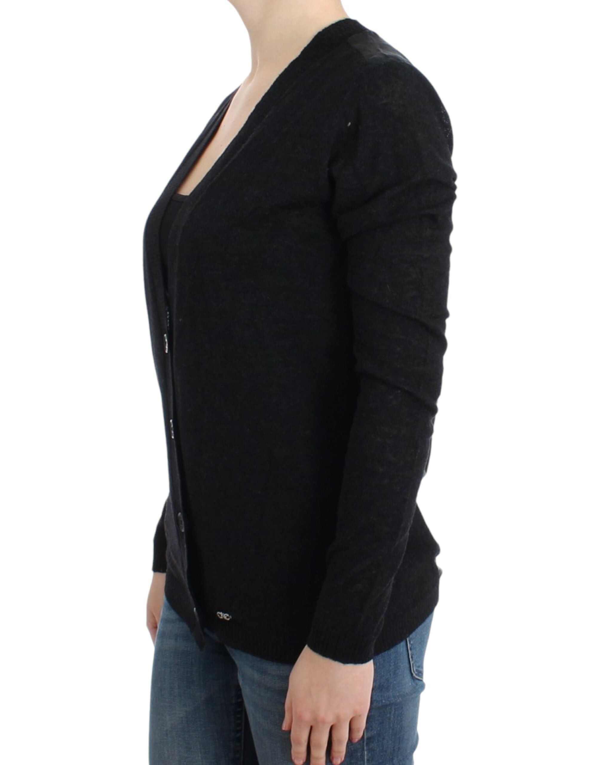 Elegant Deep V-neck Lightweight Cardigan - ventzia