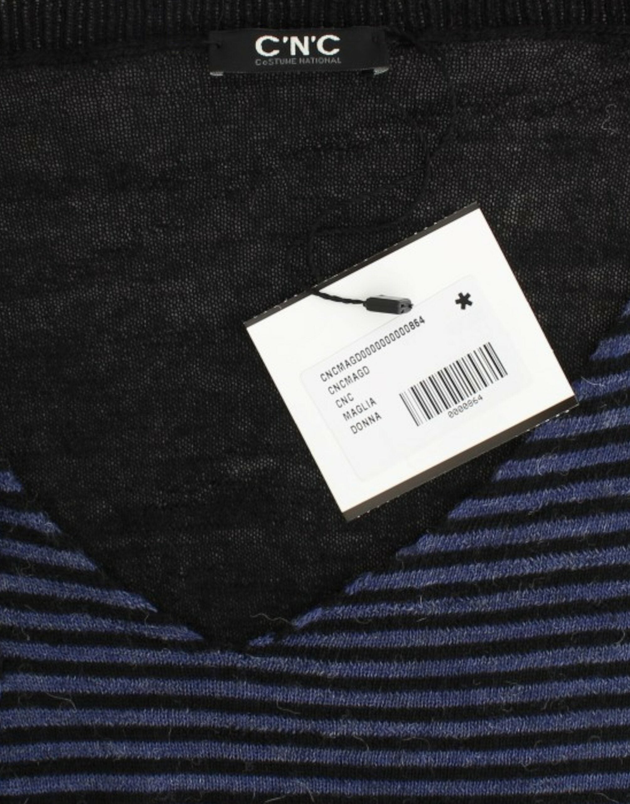 Striped V-Neck Luxury Sweater - ventzia