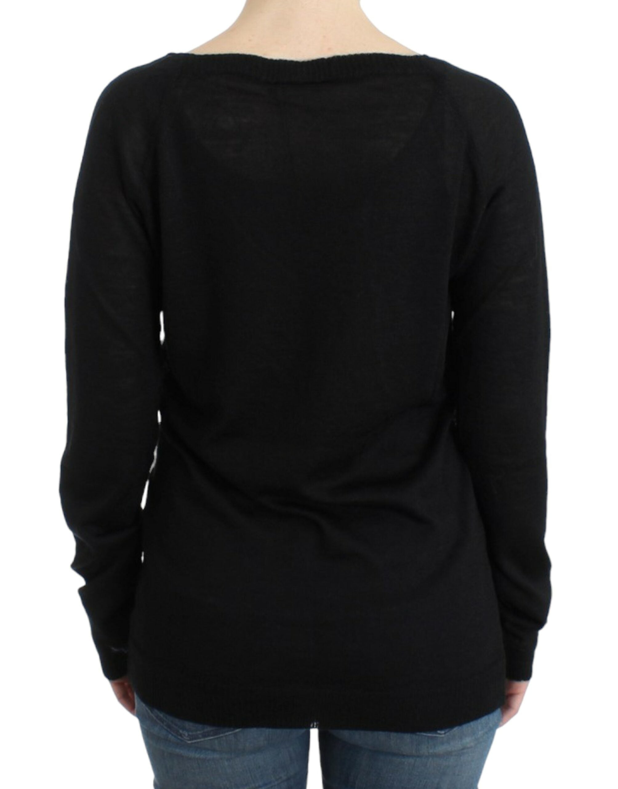 Striped V-Neck Luxury Sweater - ventzia