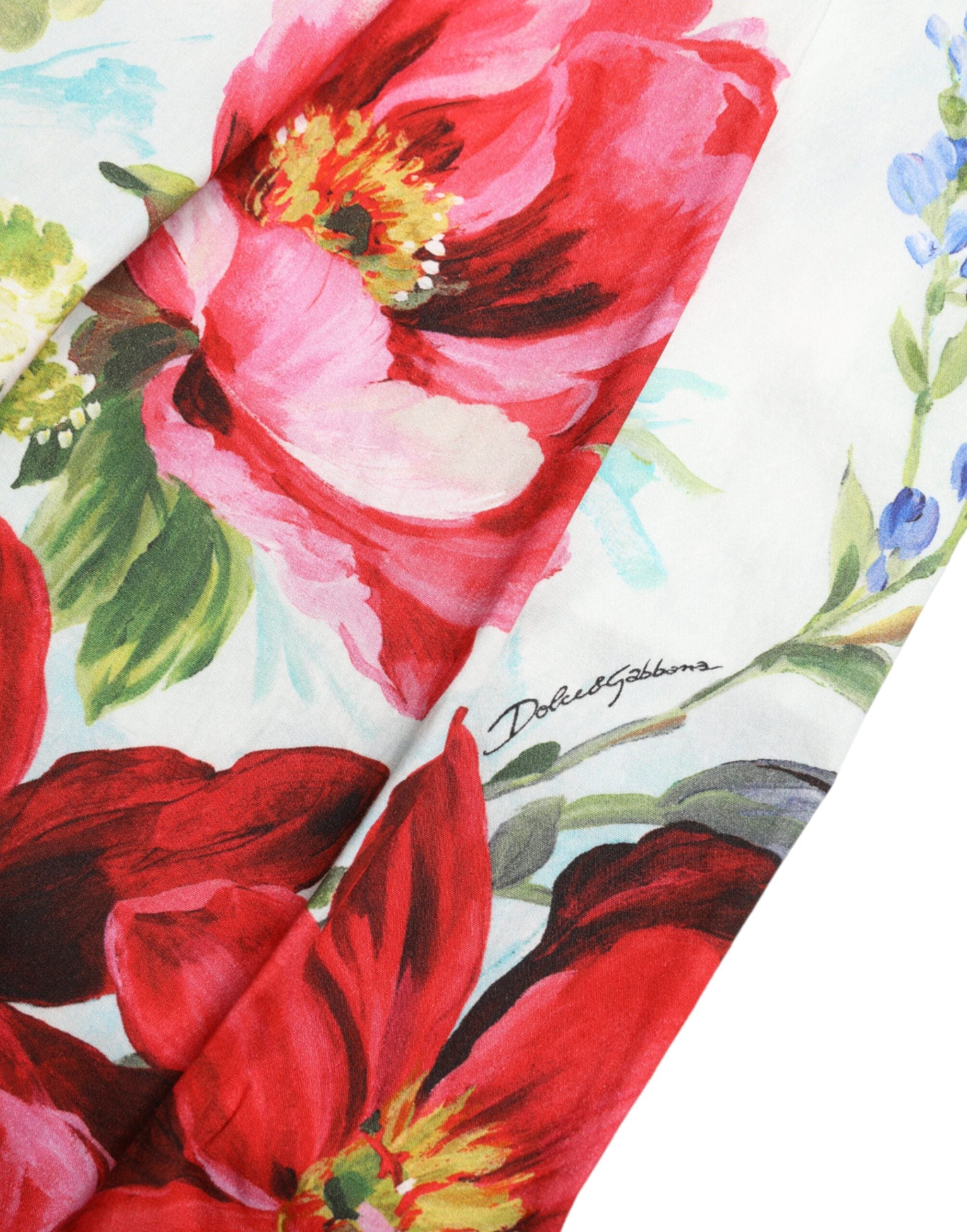Multicolor Floral High Waist Wide Leg Pants - ventzia