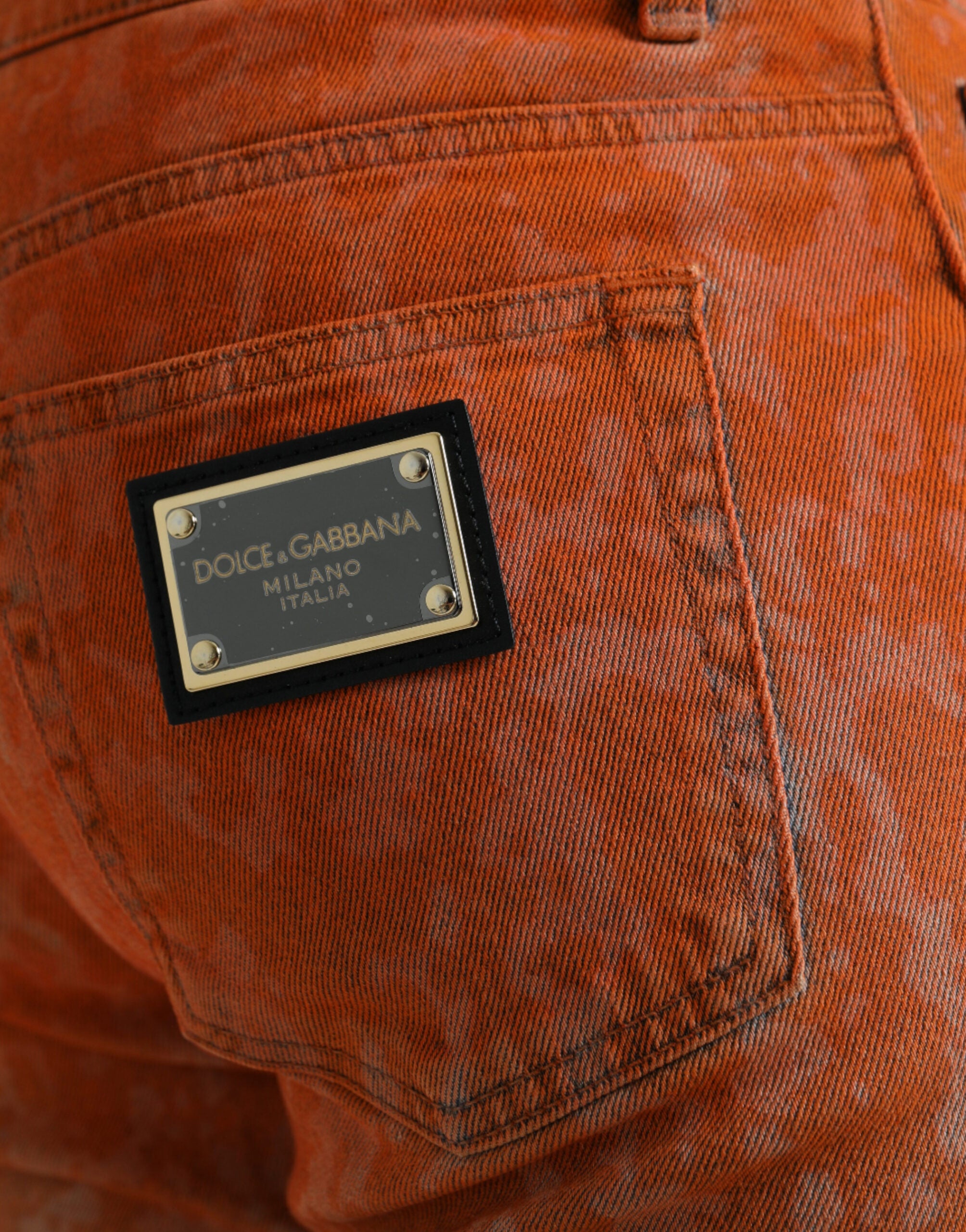 Multicolor Ombre Cotton Slim Fit Denim Jeans - ventzia