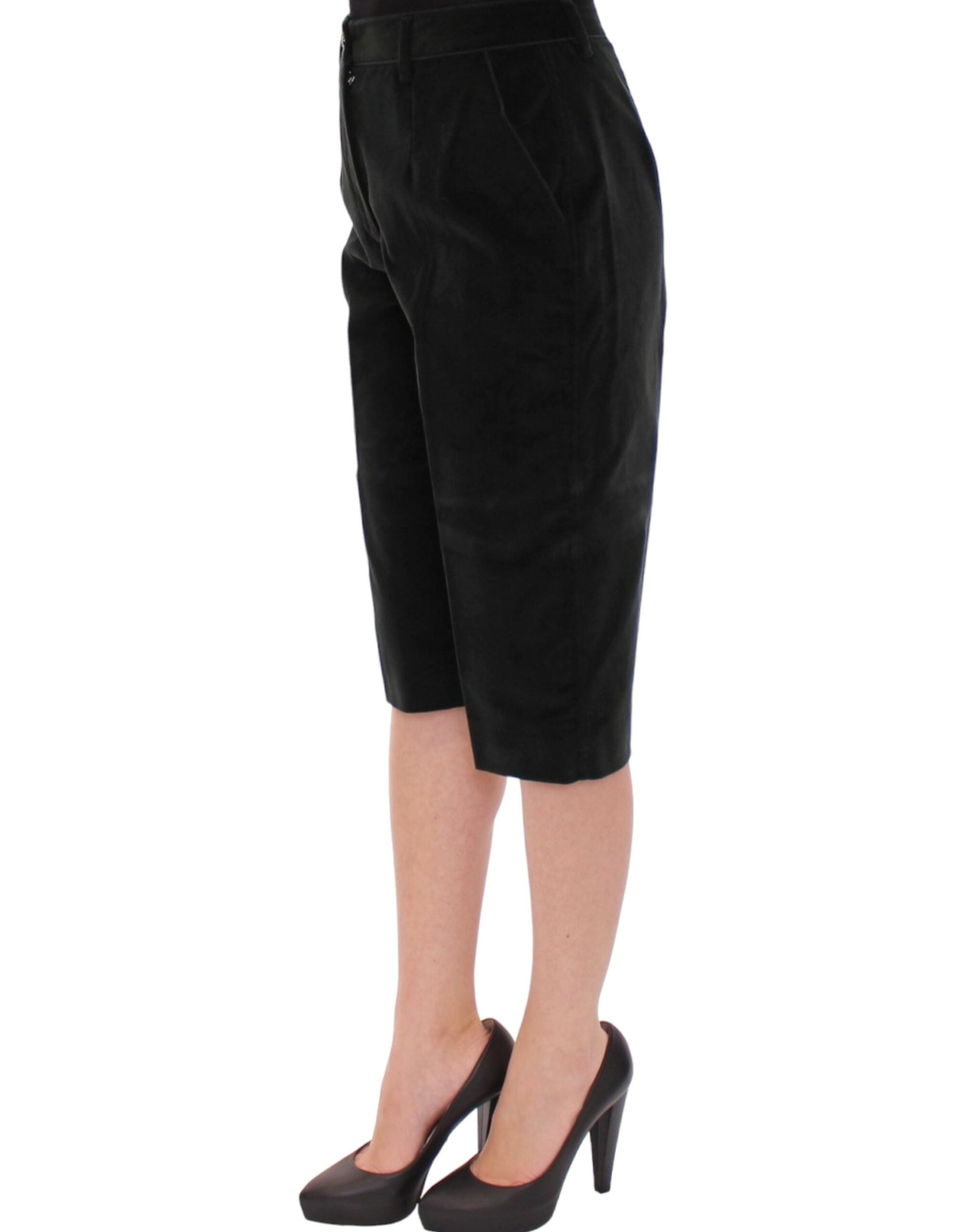 Elegant Designer Black Shorts - ventzia