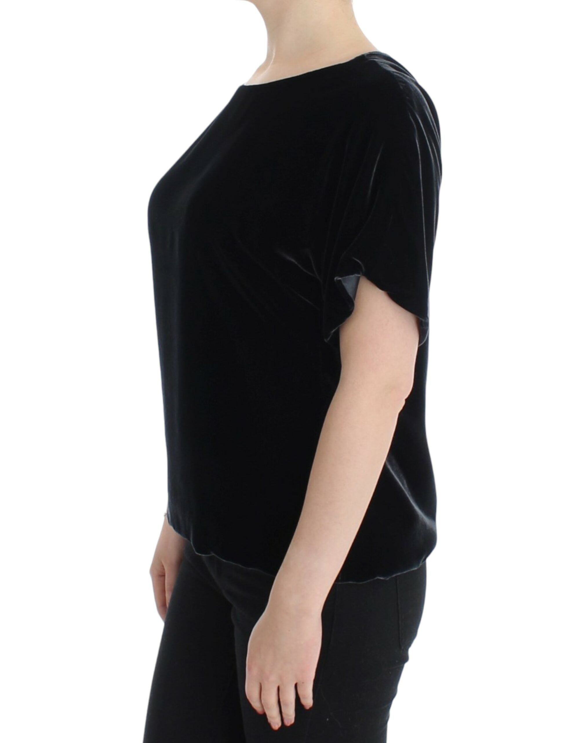 Enchanting Velvet Short Sleeve Top - ventzia
