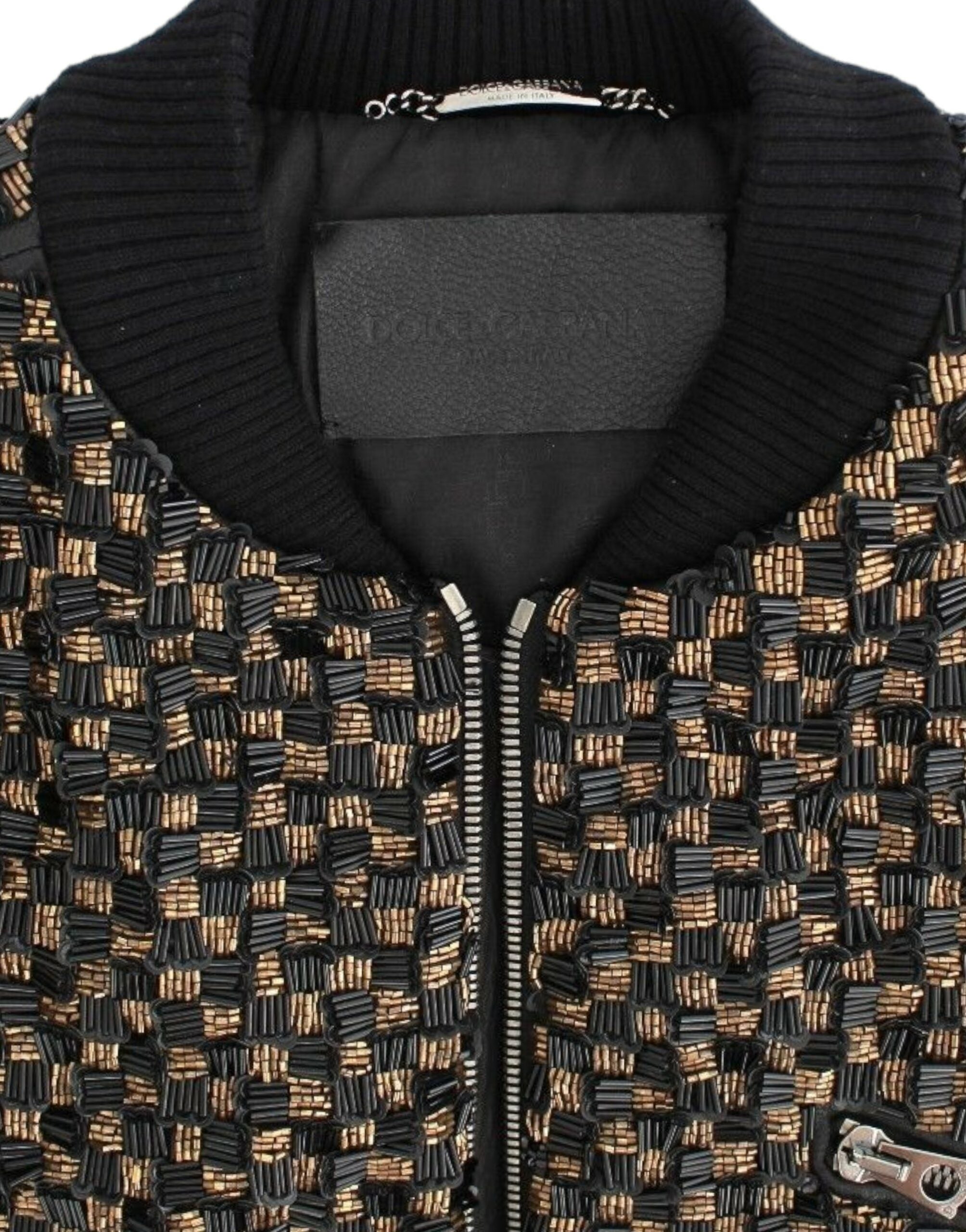 Elegant Black Sequined Designer Jacket - ventzia