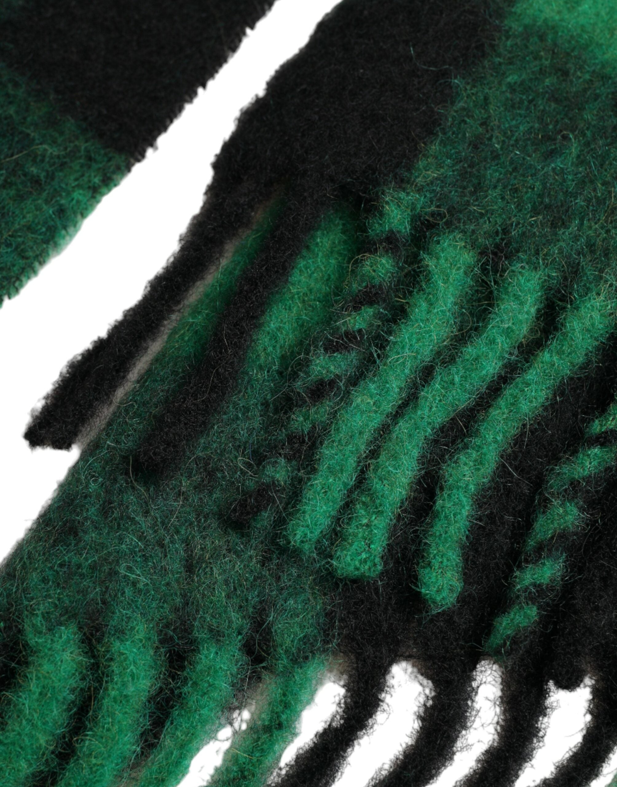 Black Green Buffalo Check Poncho Coat Jacket - ventzia