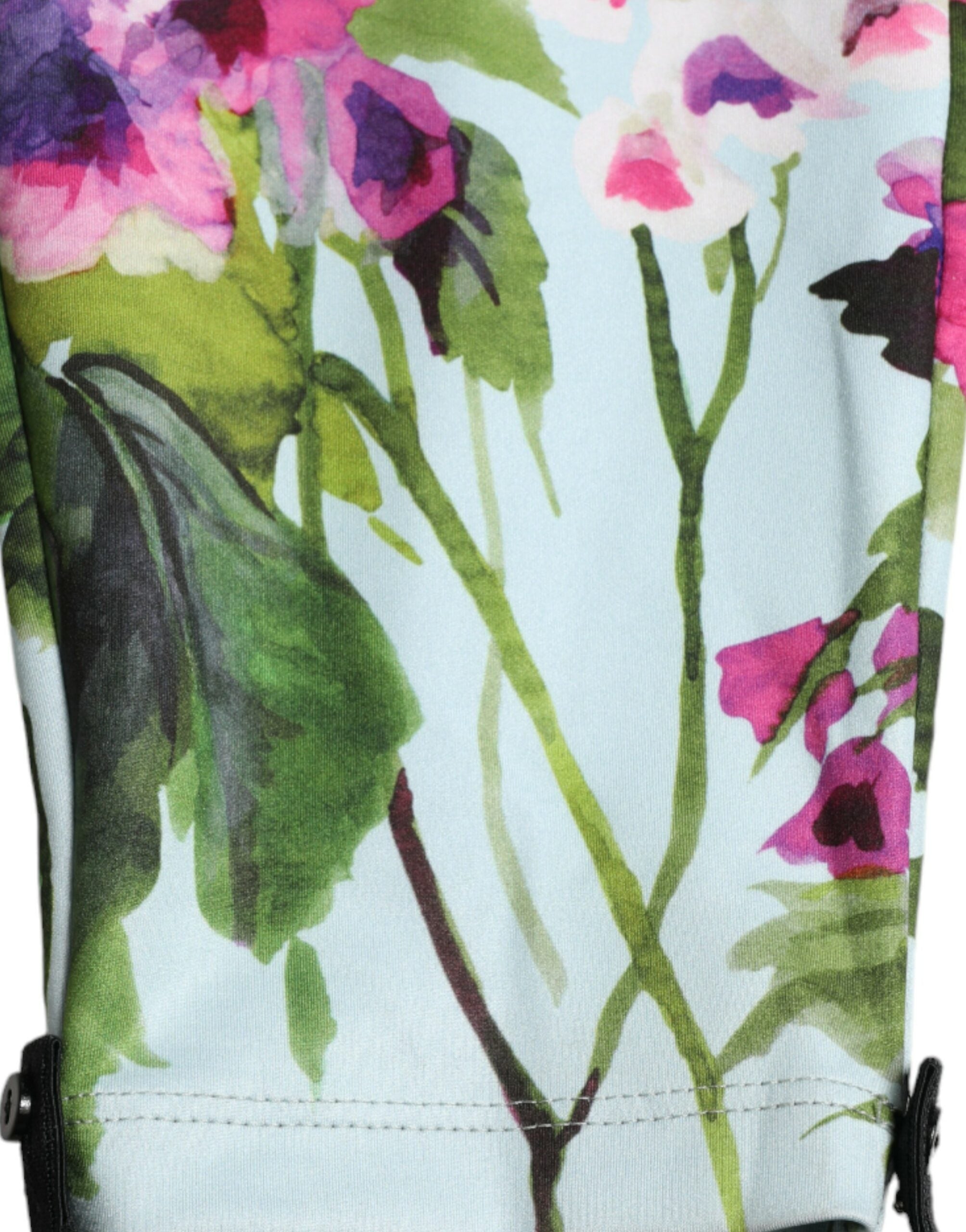 Multicolor Floral High Waist Leggings Pants - ventzia