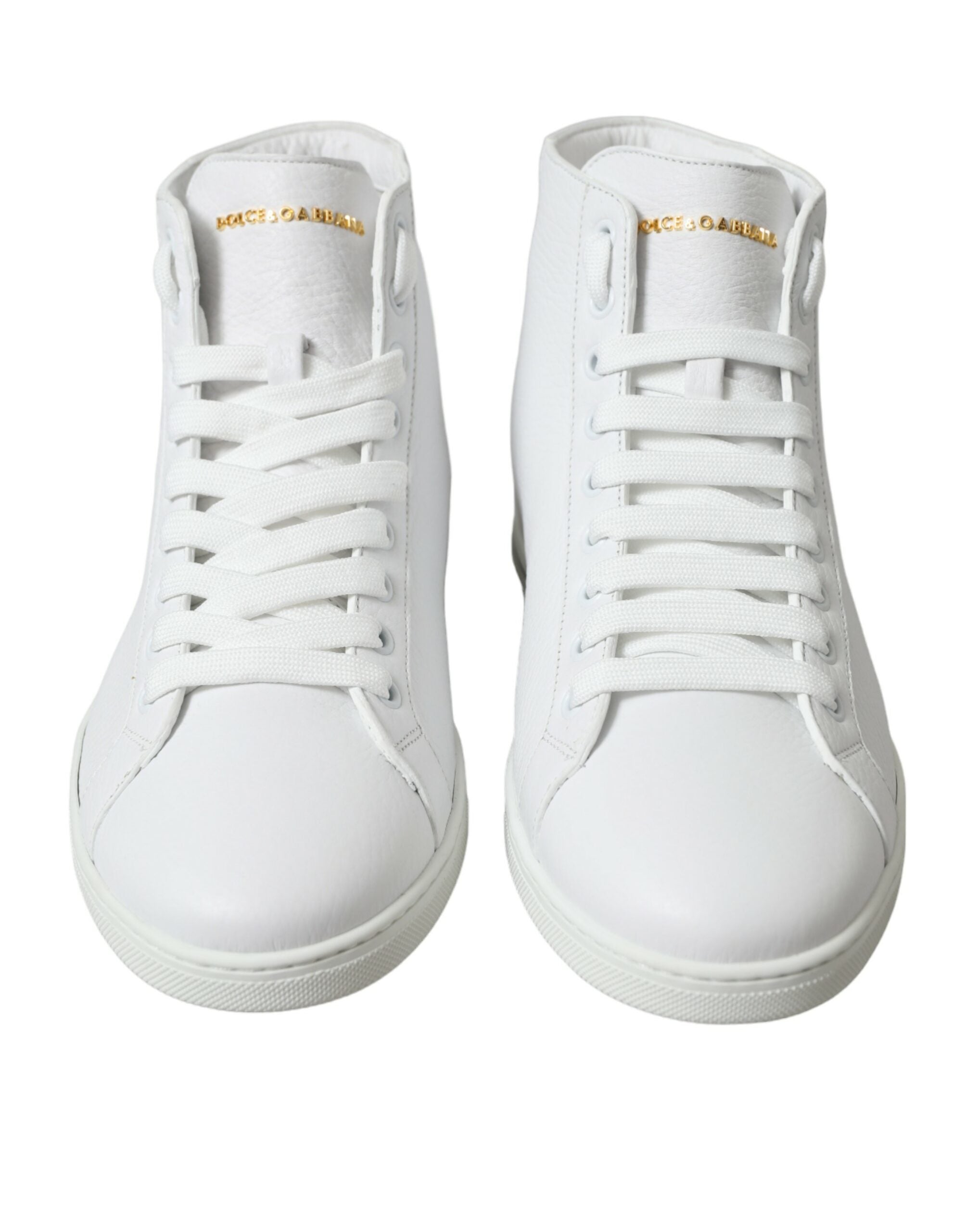 White Saint Tropez High Top Men Sneakers Shoes - ventzia
