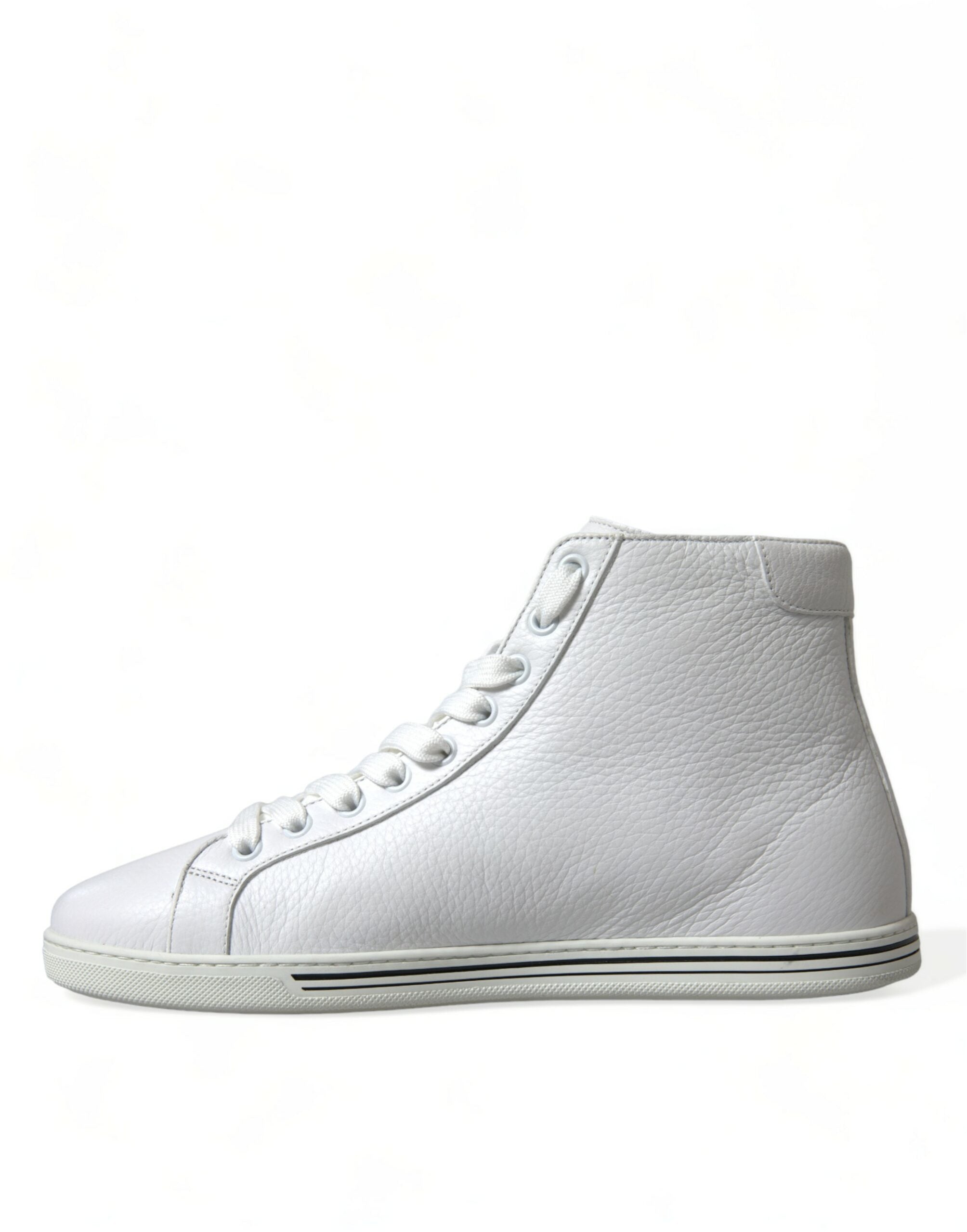 White Saint Tropez High Top Men Sneakers Shoes - ventzia