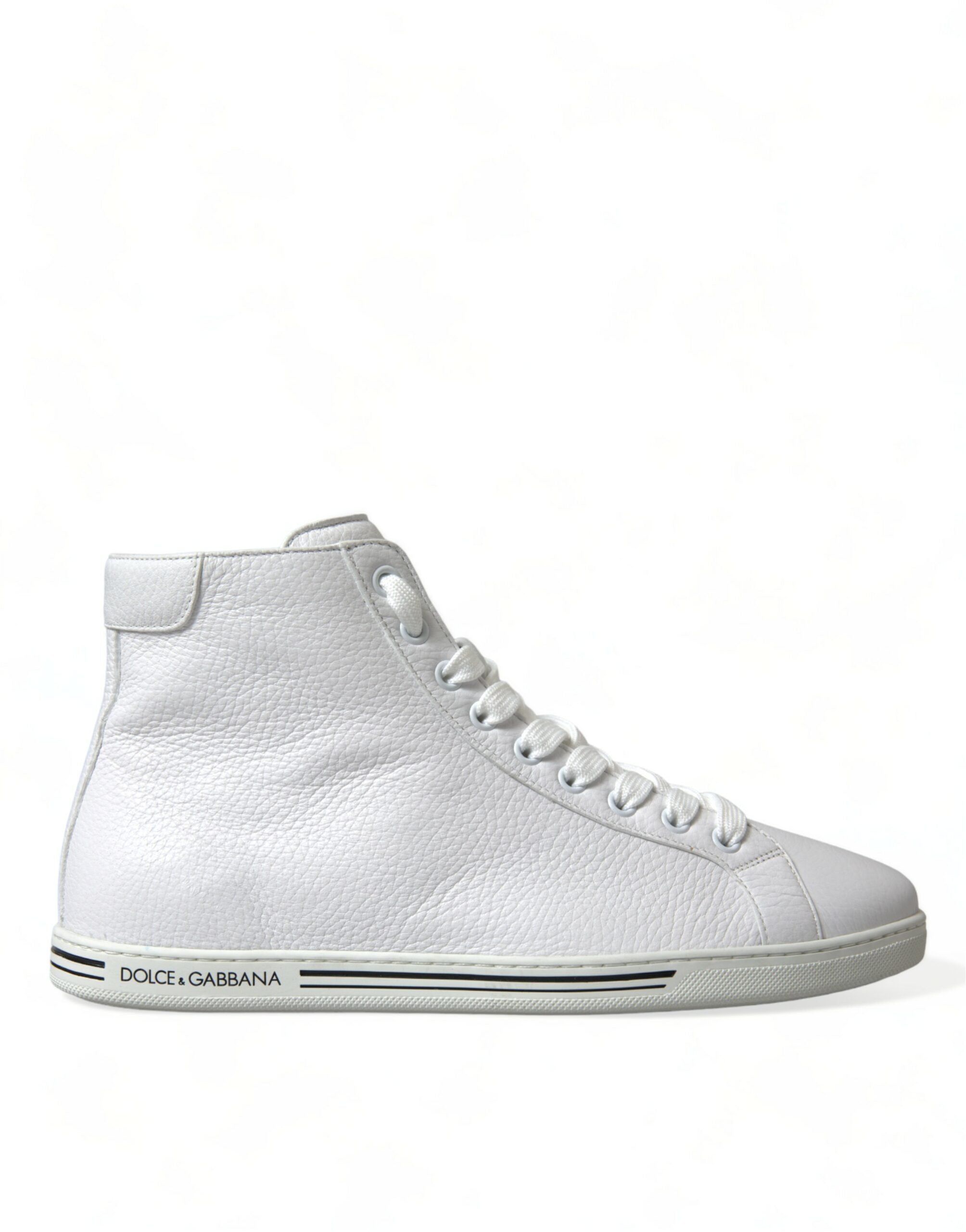 White Saint Tropez High Top Men Sneakers Shoes - ventzia