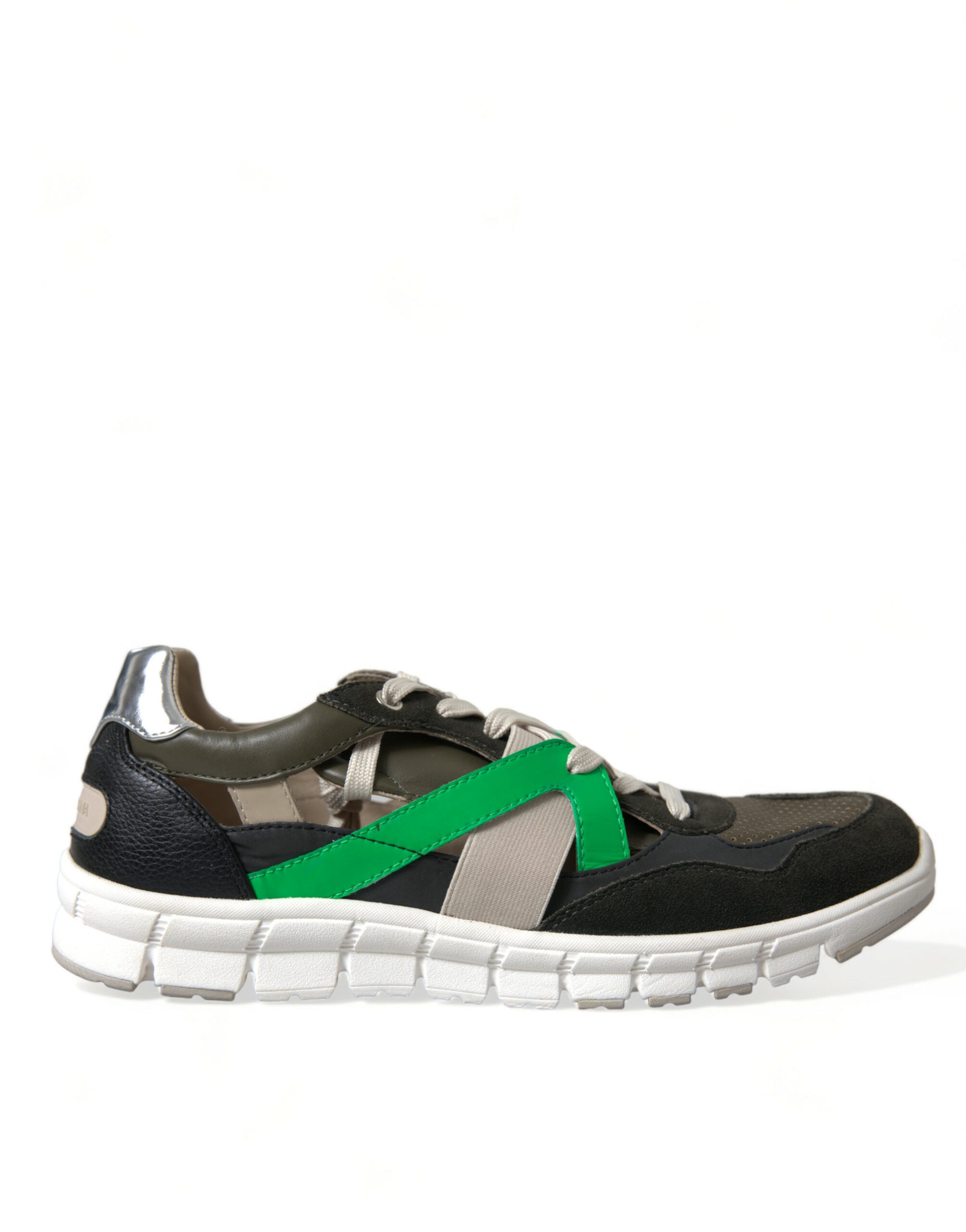 Multicolor Leather Suede Low Top Sneakers Shoes - ventzia