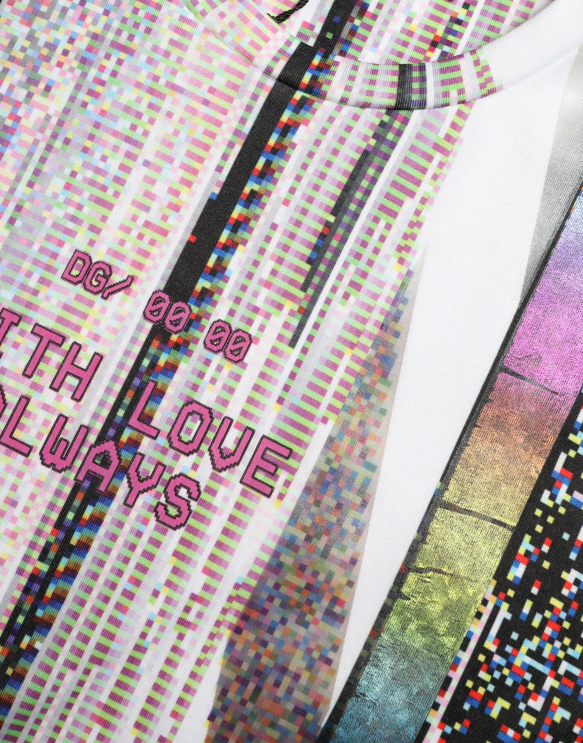 Multicolor With Love Always Print T-shirt - ventzia