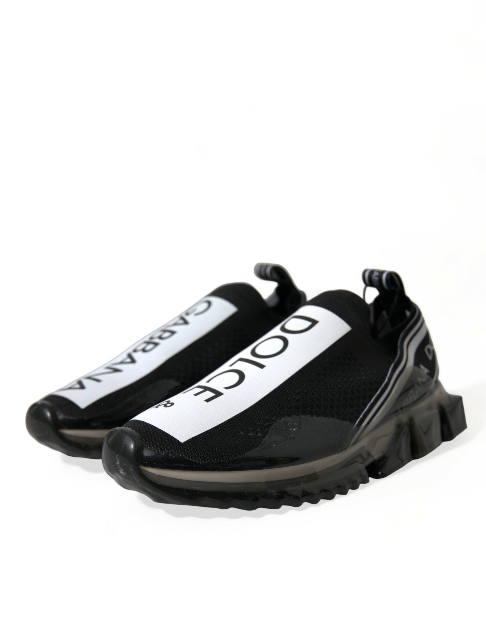 Black White Slip On Sneakers Sorrento Shoes - ventzia
