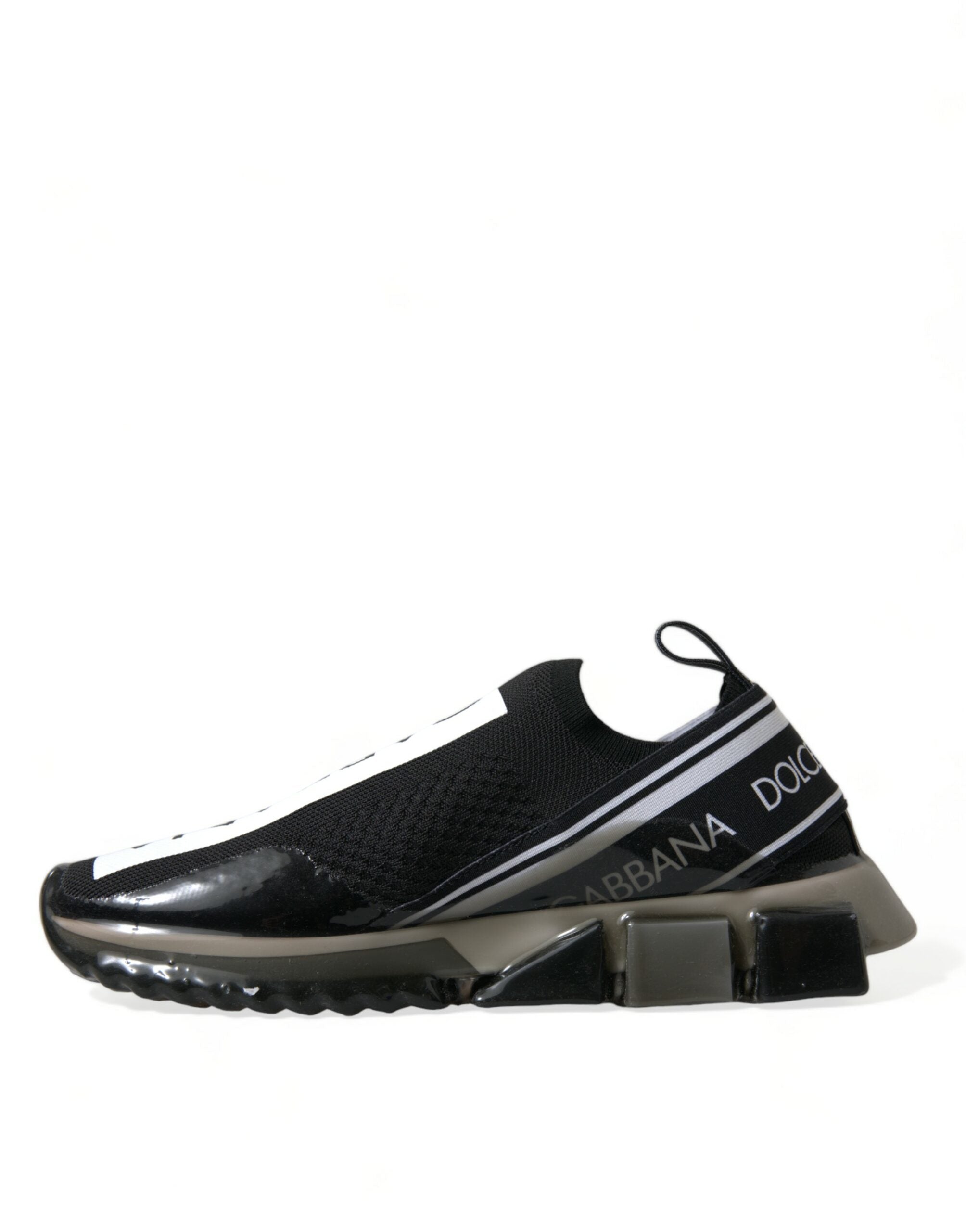 Black White Slip On Sneakers Sorrento Shoes - ventzia