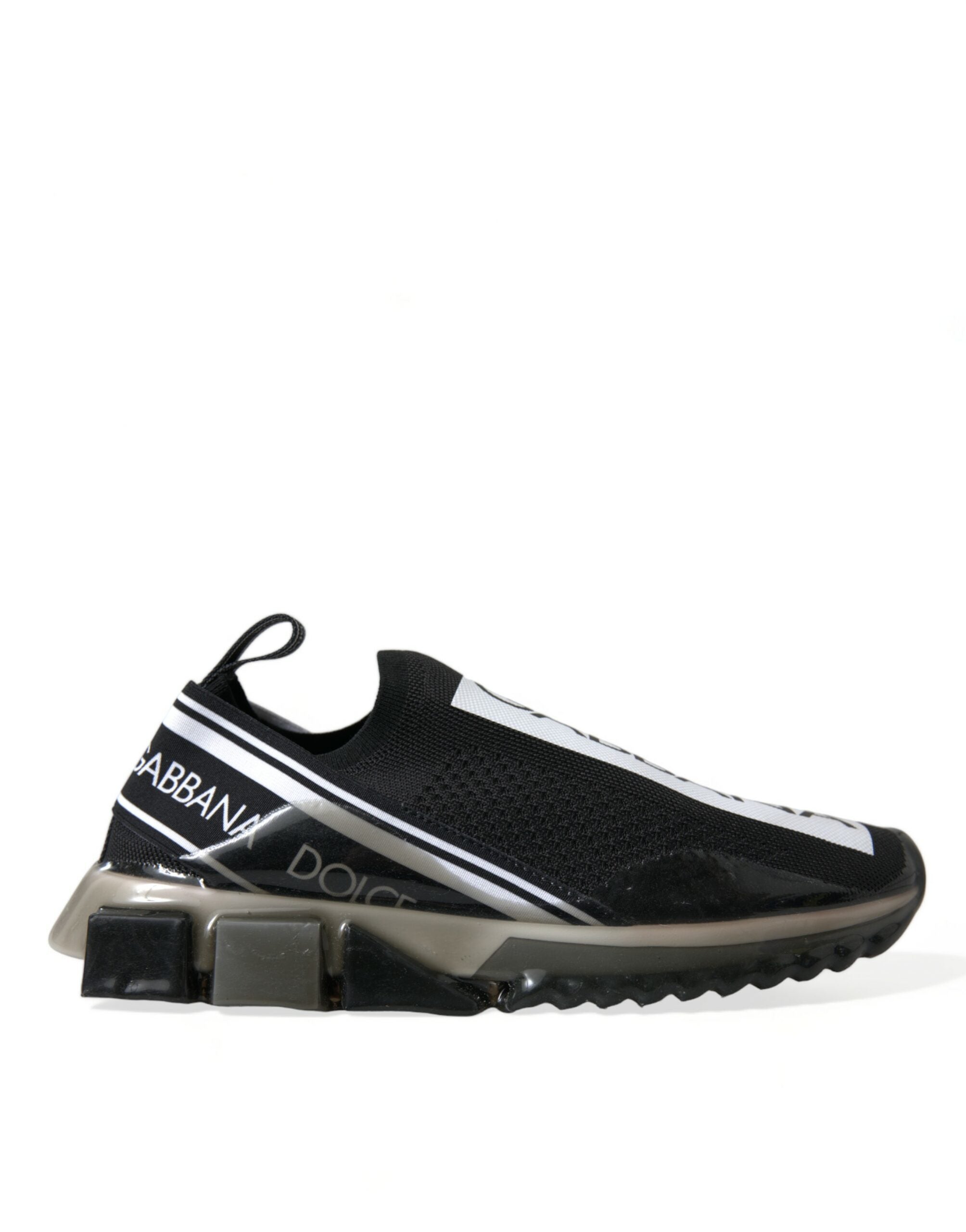 Black White Slip On Sneakers Sorrento Shoes - ventzia