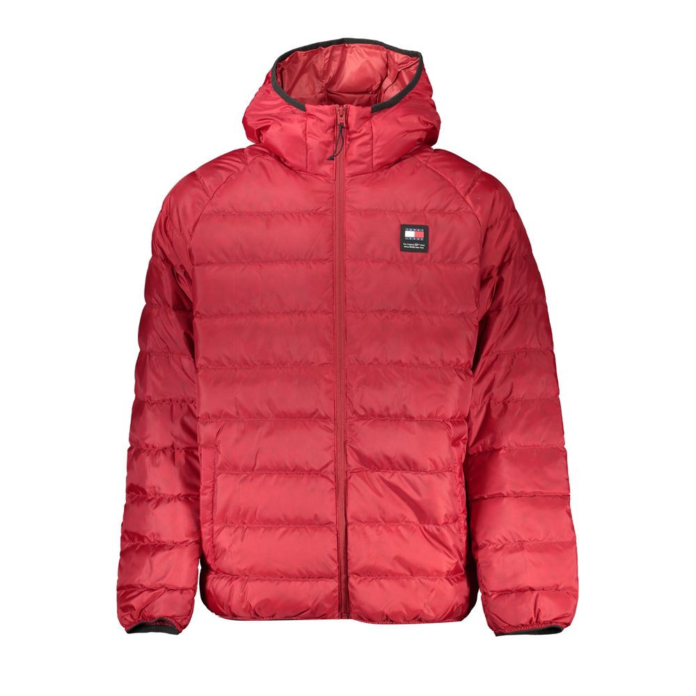Chic Recycled Polyester Hooded Jacket - ventzia