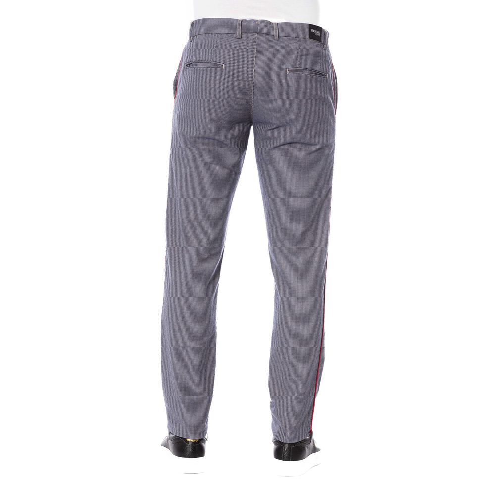 Blue Cotton Men's Trouser - ventzia