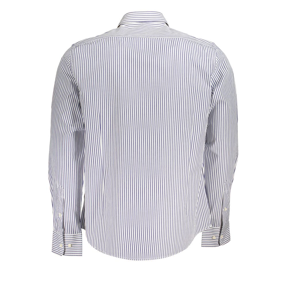 Elegant Long-Sleeved Striped Shirt for Men - ventzia