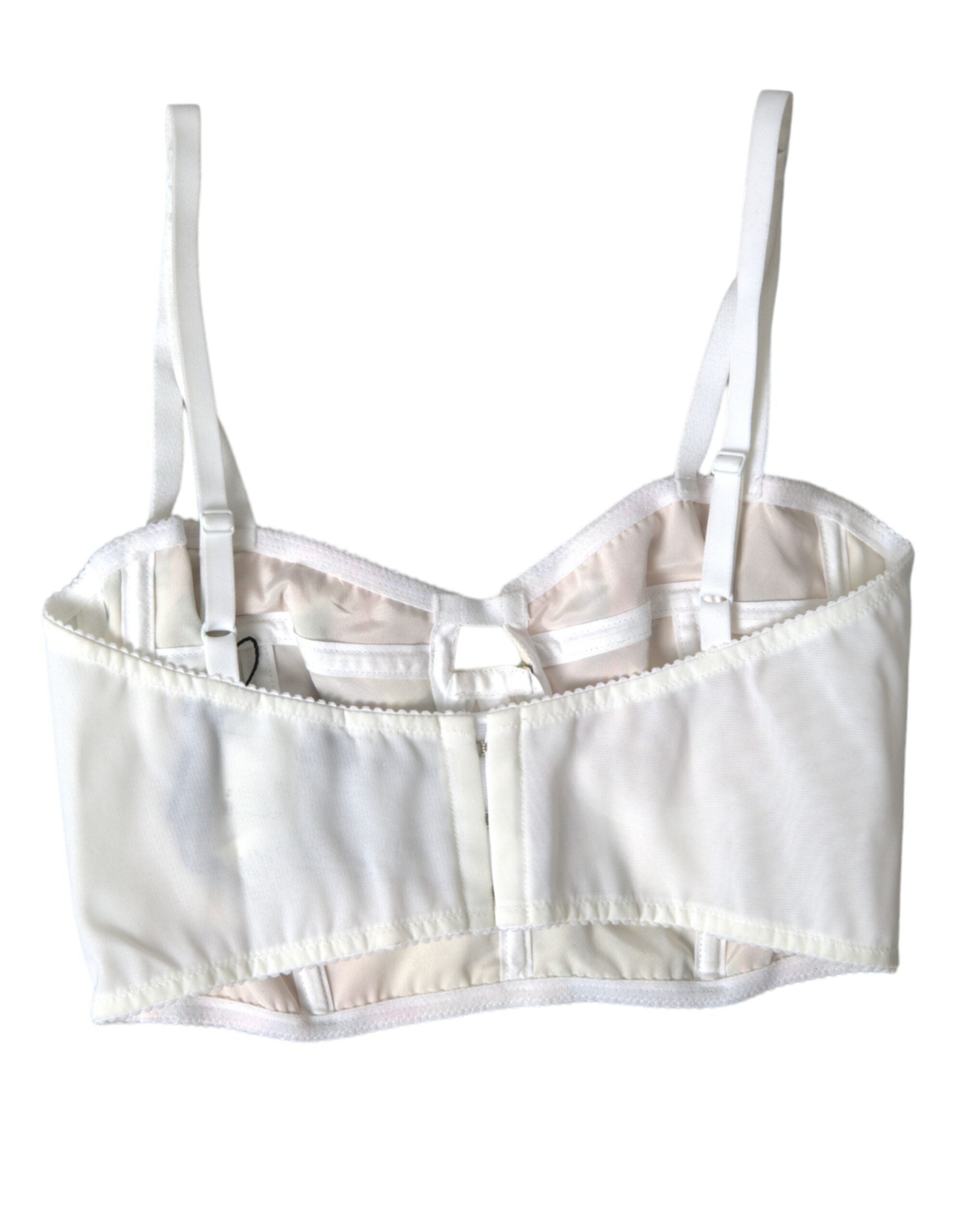 Multicolor Floral Sleeveless Bustier Crop Top - ventzia