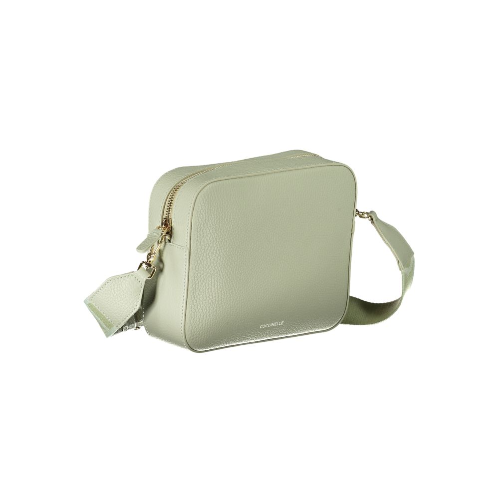Green Leather Handbag - ventzia