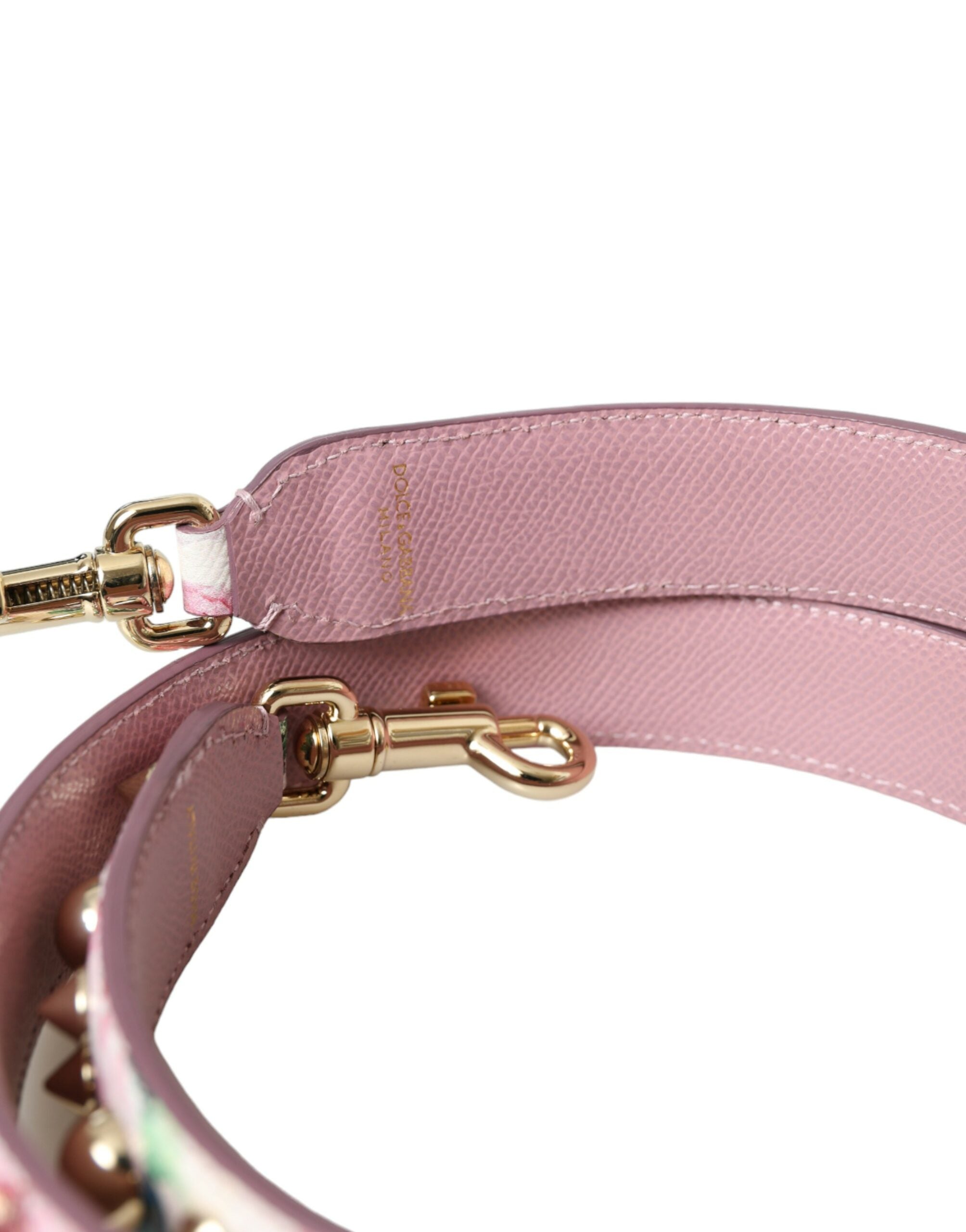Pink Floral Handbag Accessory Shoulder Strap - ventzia
