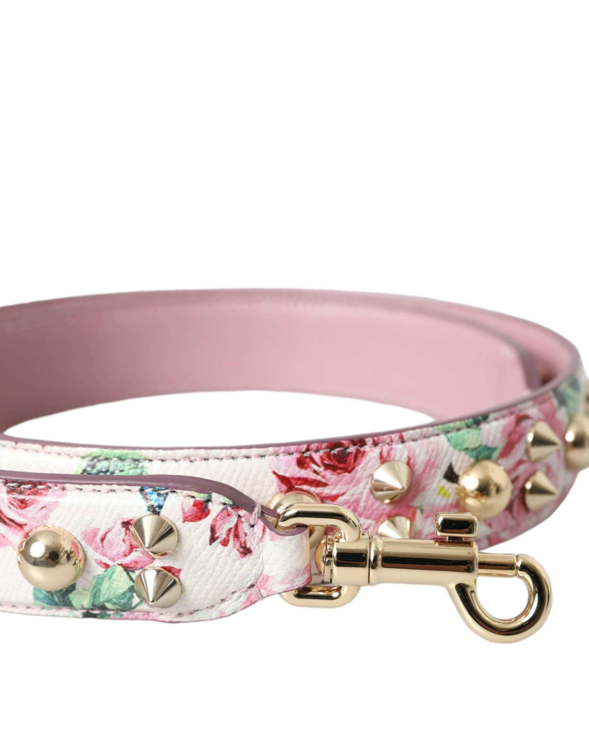 Pink Floral Handbag Accessory Shoulder Strap - ventzia