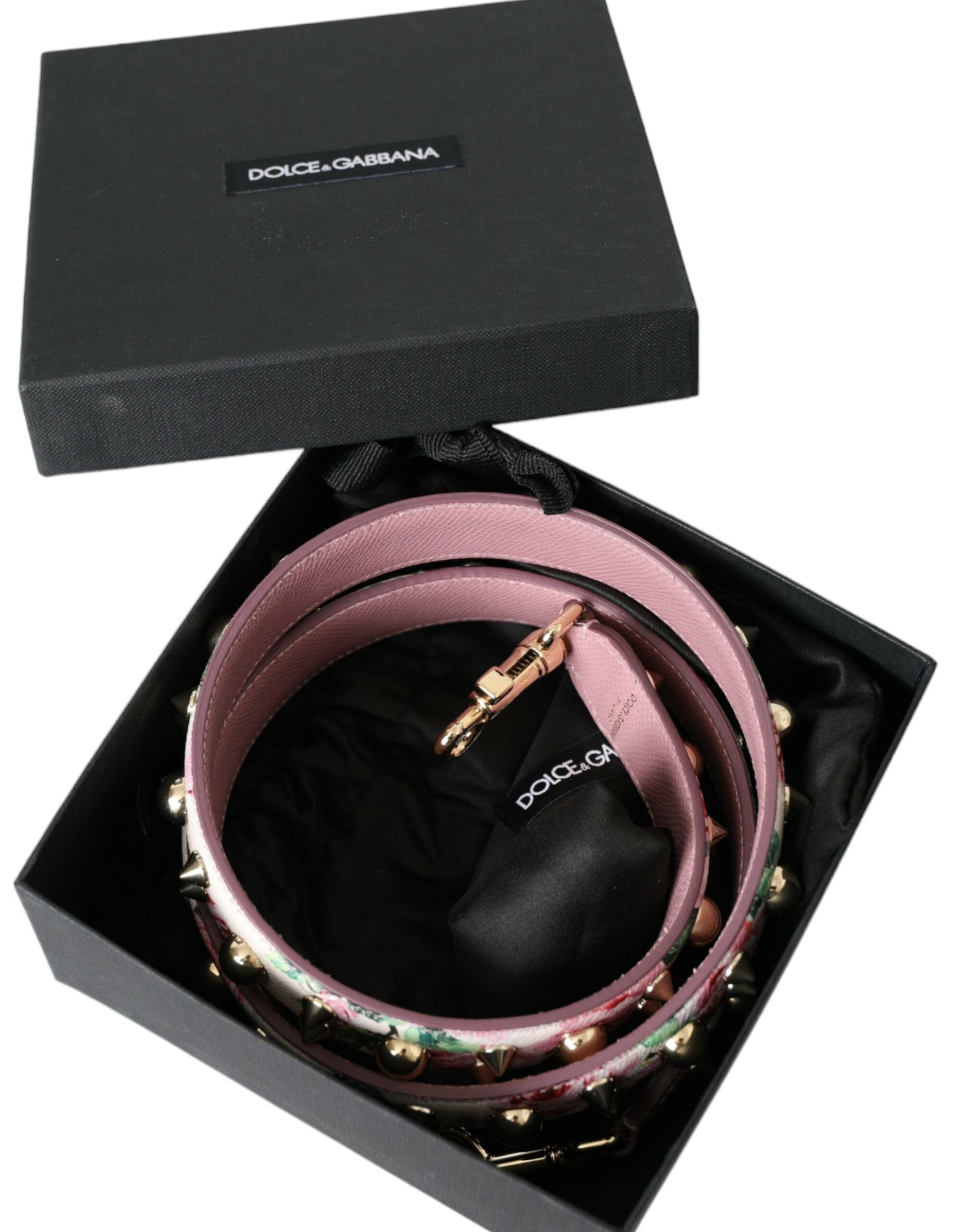 Pink Floral Handbag Accessory Shoulder Strap - ventzia