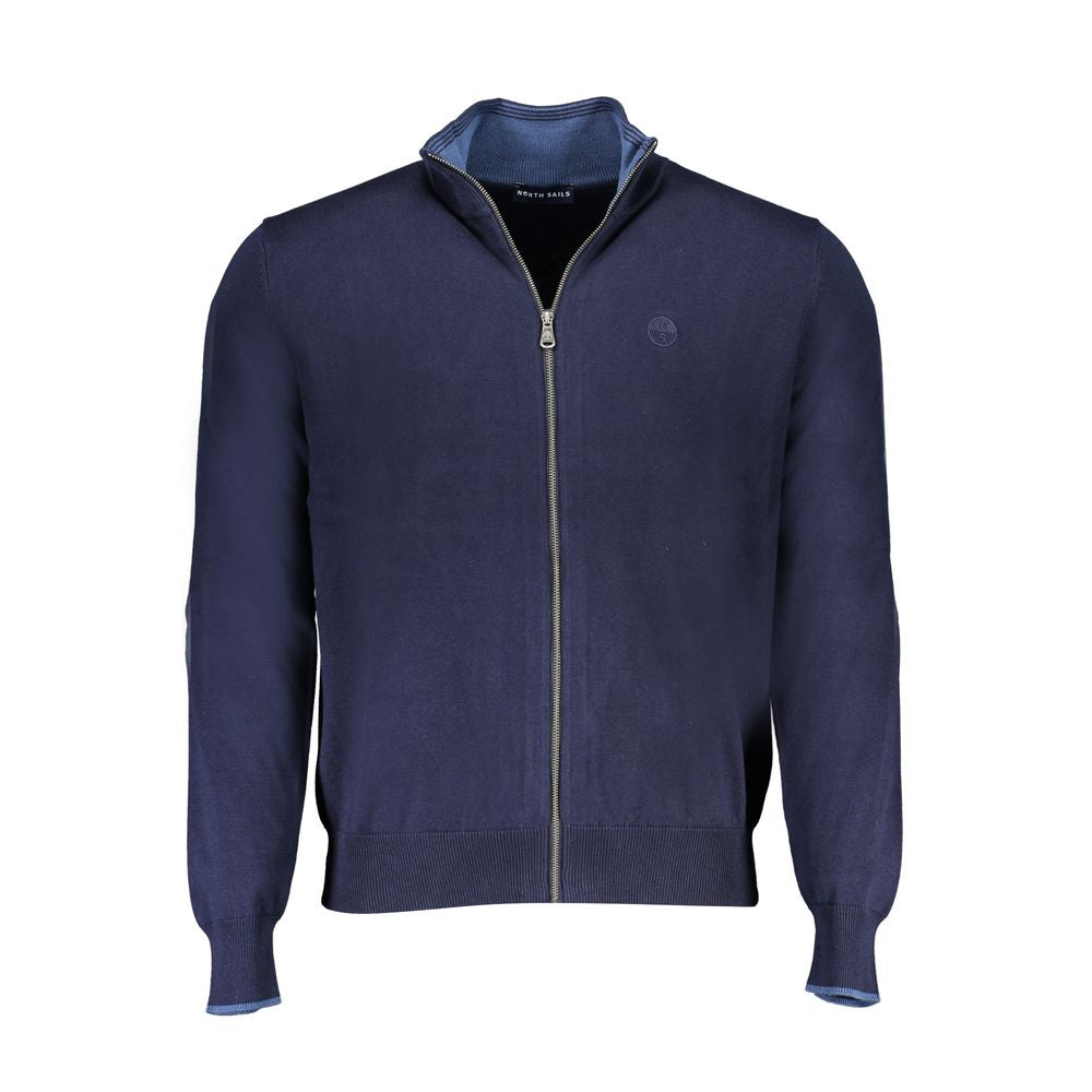 Blue Cotton Sweater - ventzia