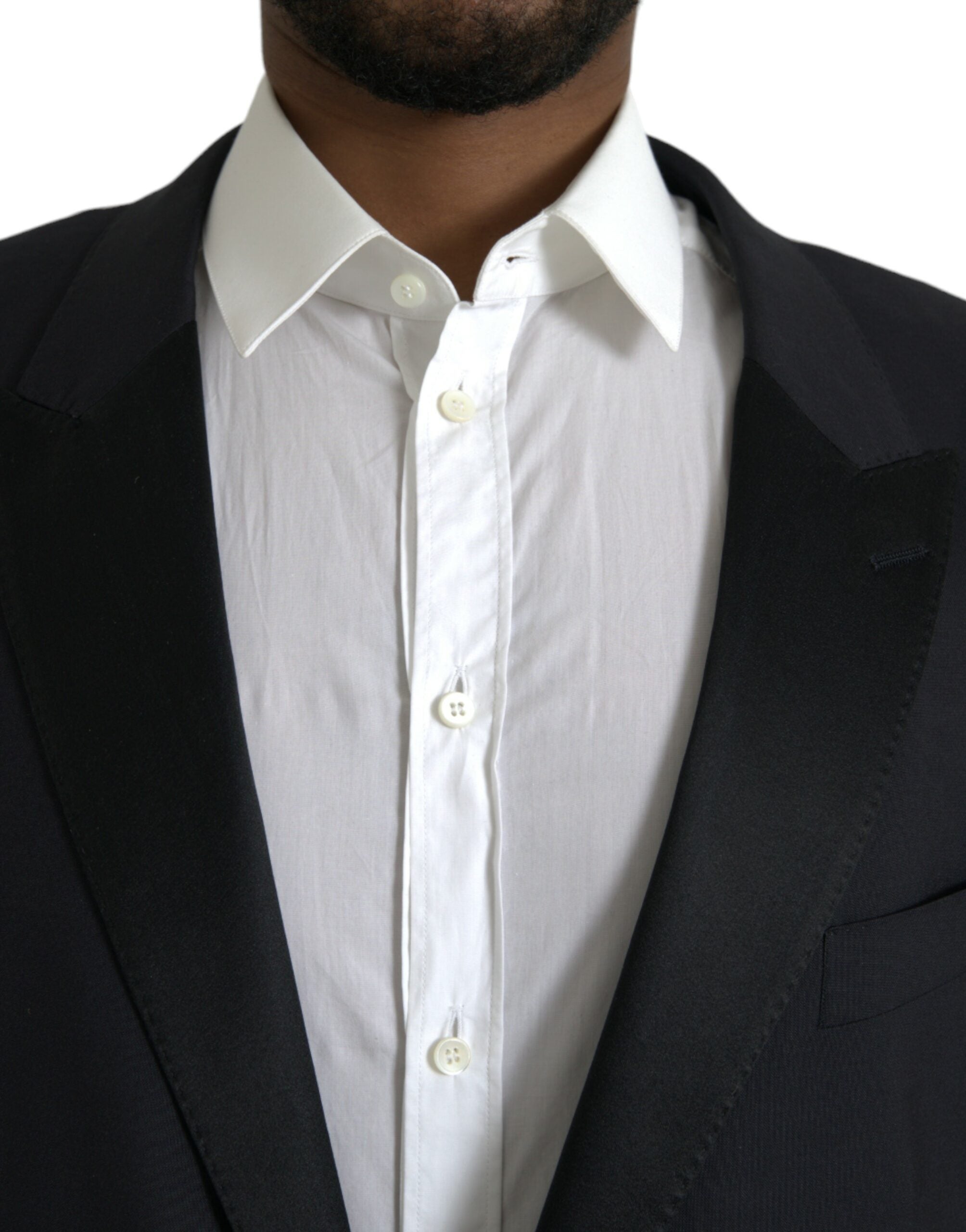 Blue MARTINI Single Breasted Coat Blazer - ventzia