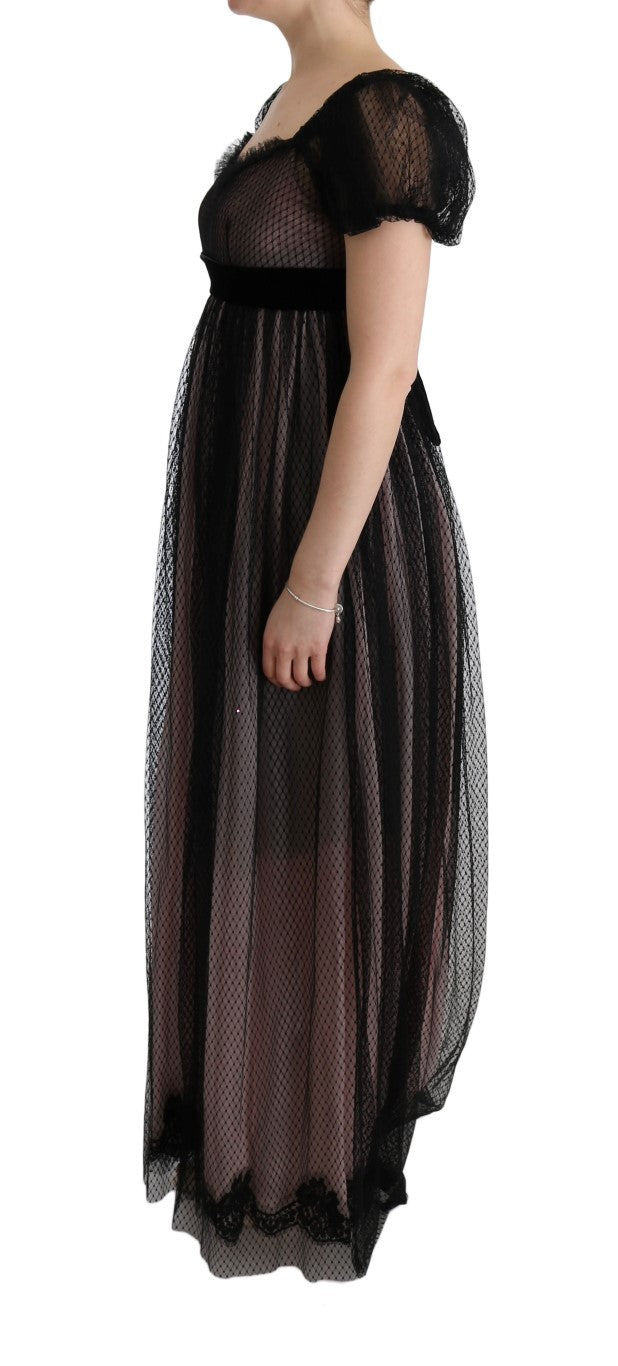Elegant Full Length Shift Dress - ventzia