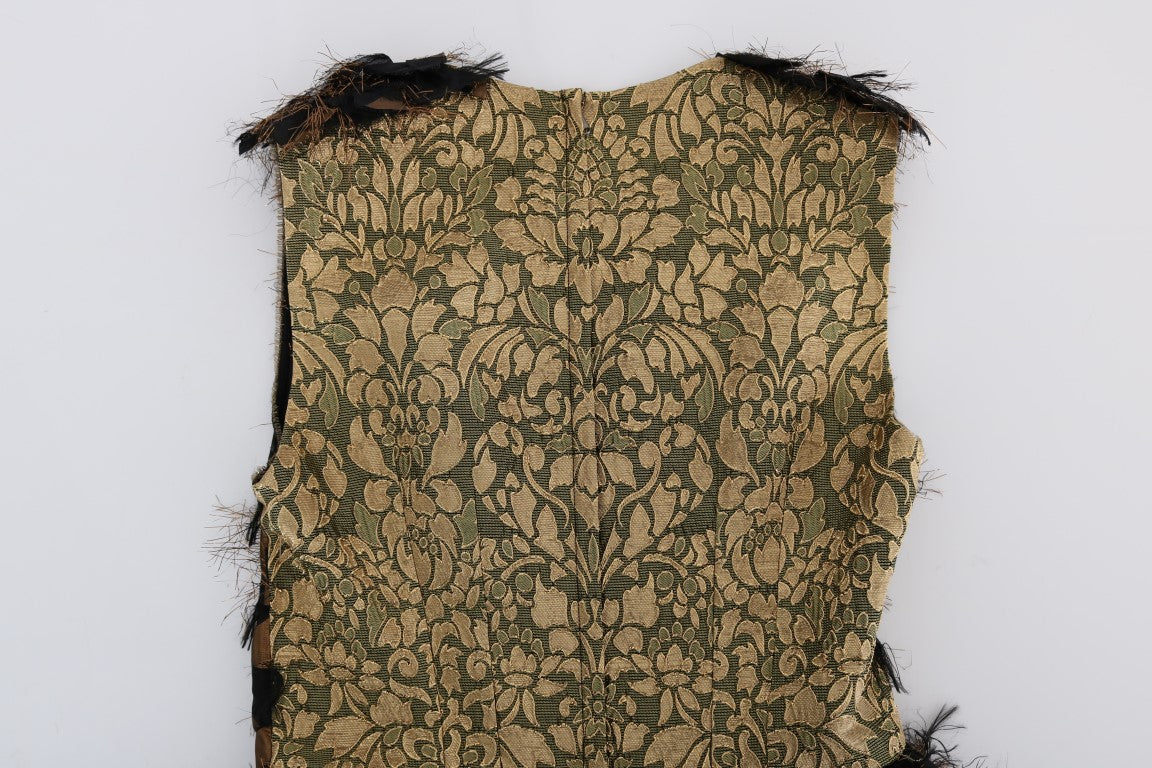 Elegant A-Line Full Length Sleeveless Dress - ventzia