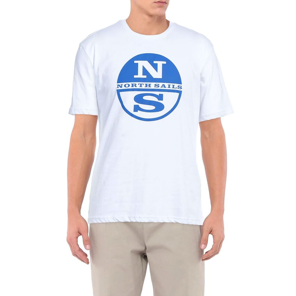 Crisp White Logo Cotton T-Shirt - ventzia