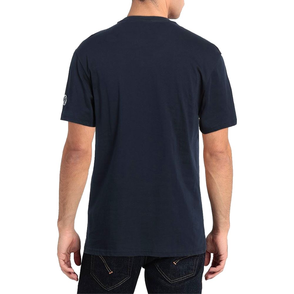 Nautical Nostalgia Navy Cotton Tee - ventzia