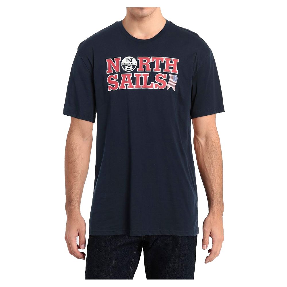 Nautical Nostalgia Navy Cotton Tee - ventzia