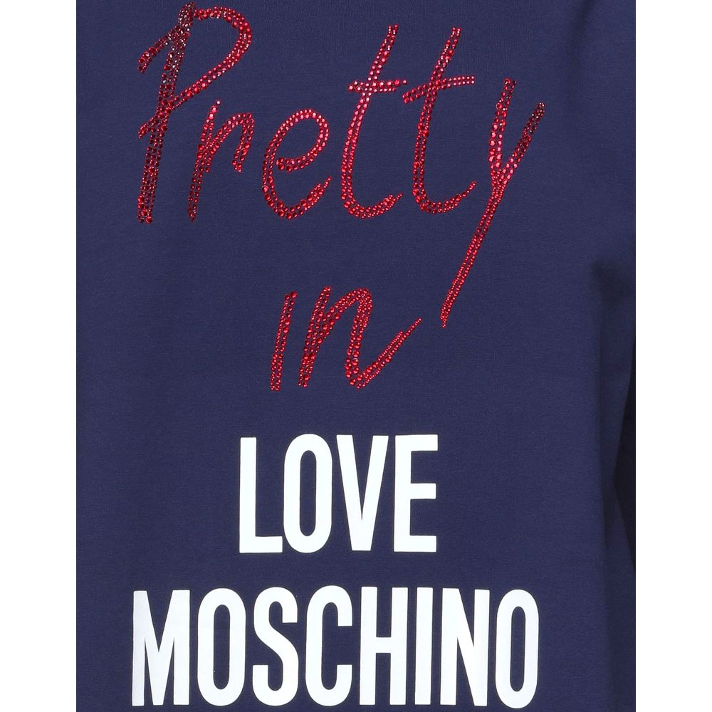 Blue Cotton Women Dress - ventzia