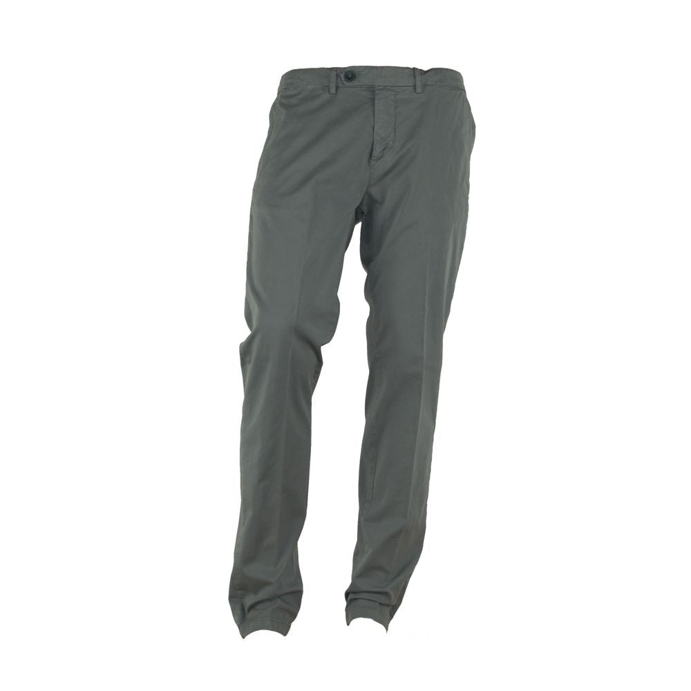 Elegant Summer Italian Cotton Trousers - ventzia