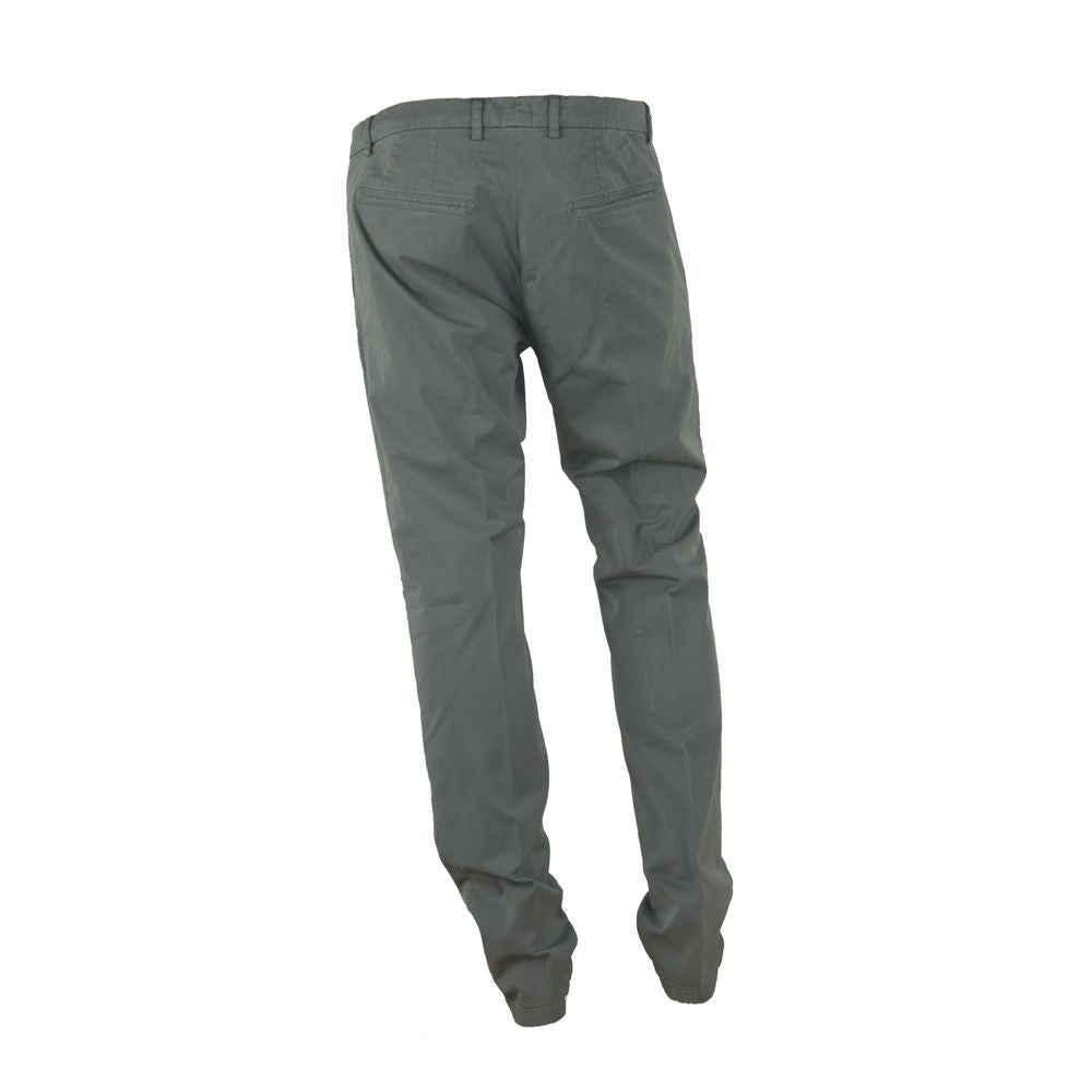 Elegant Summer Italian Cotton Trousers - ventzia