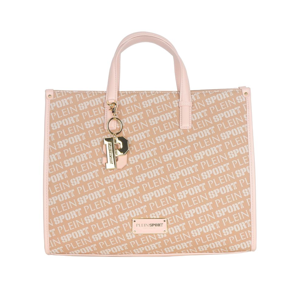Pink Polyamide Women Shoulder Bag - ventzia