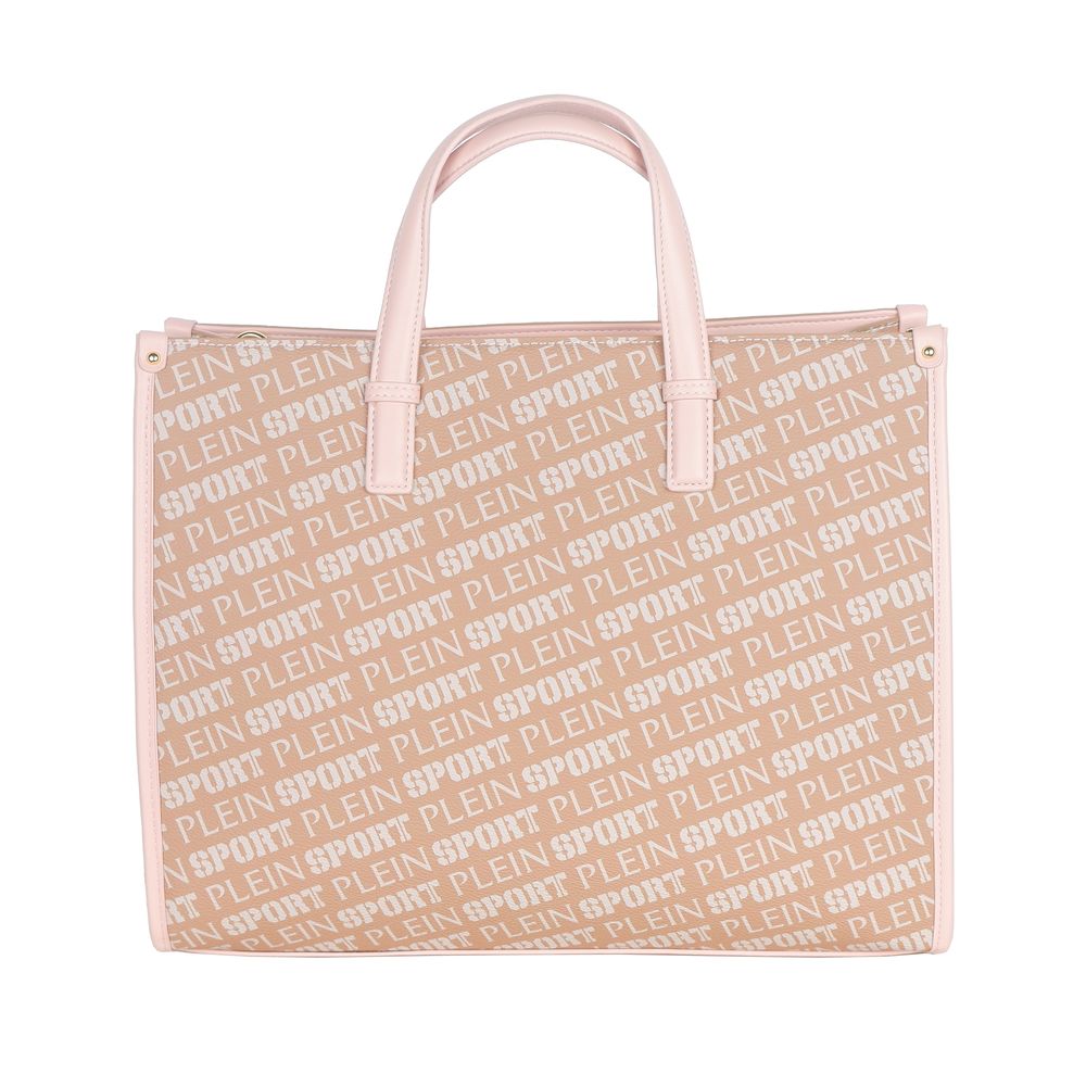 Pink Polyamide Women Shoulder Bag - ventzia