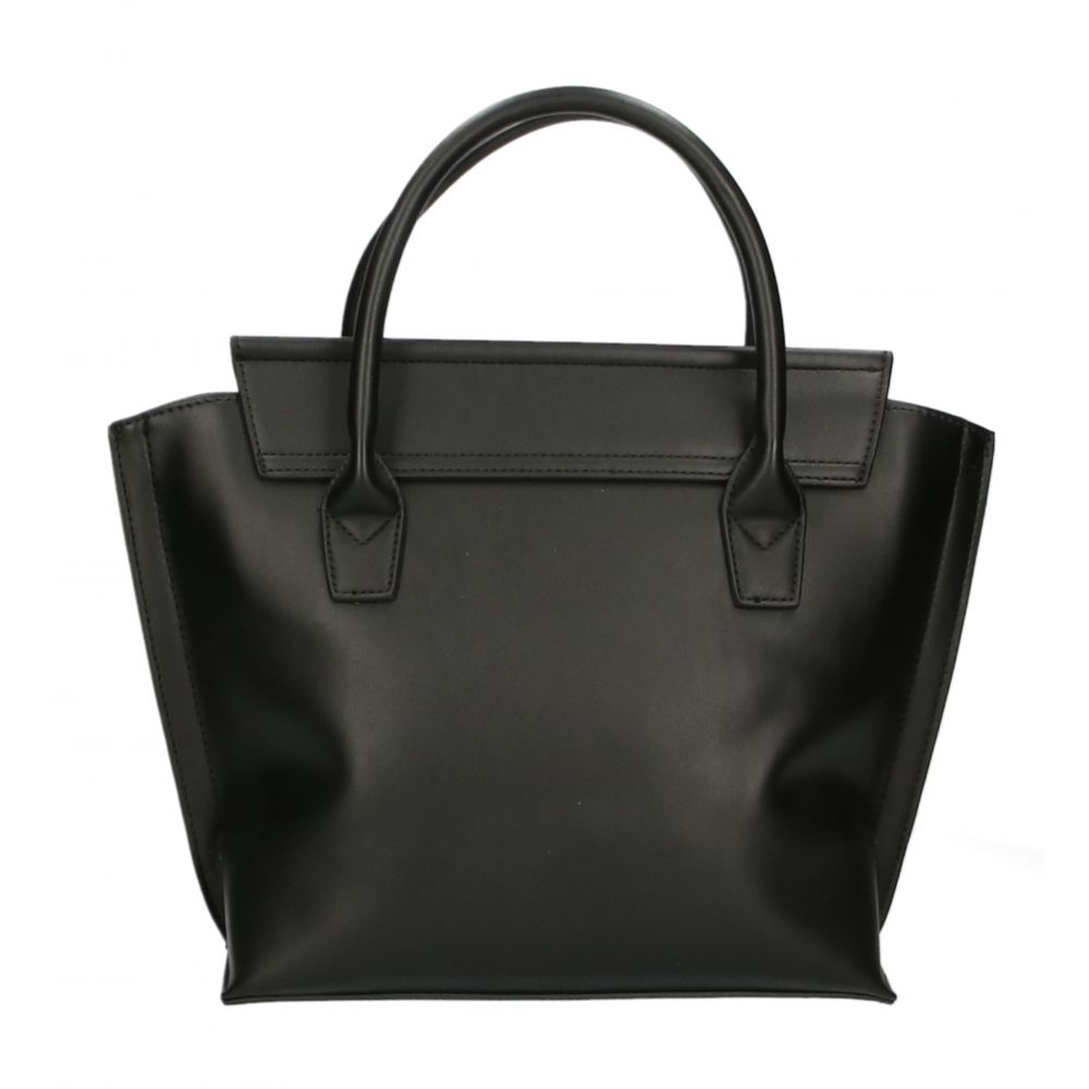 Elegant Black Magnetic Handbag - ventzia