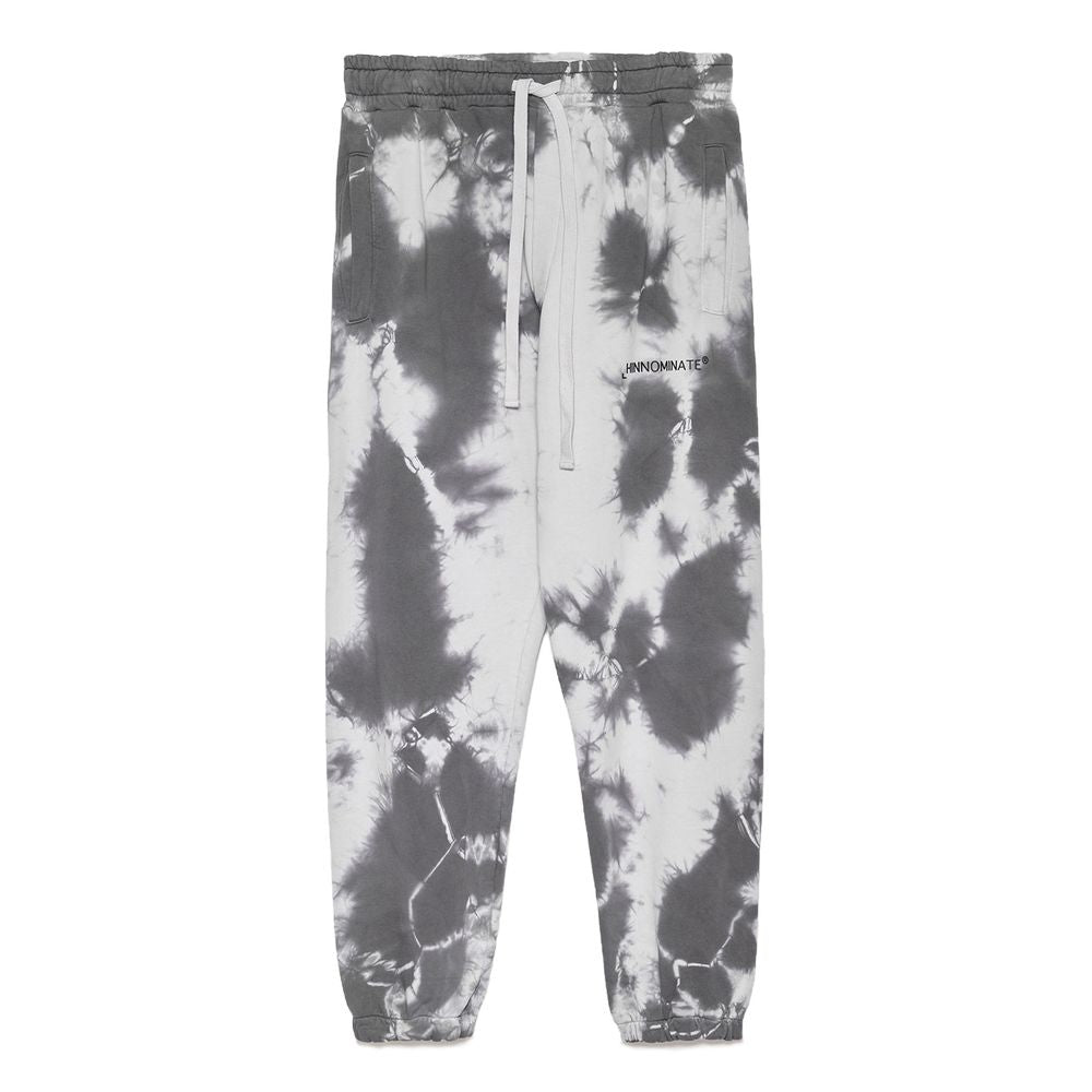 Chic Stone Print Stretch Cotton Trousers - ventzia